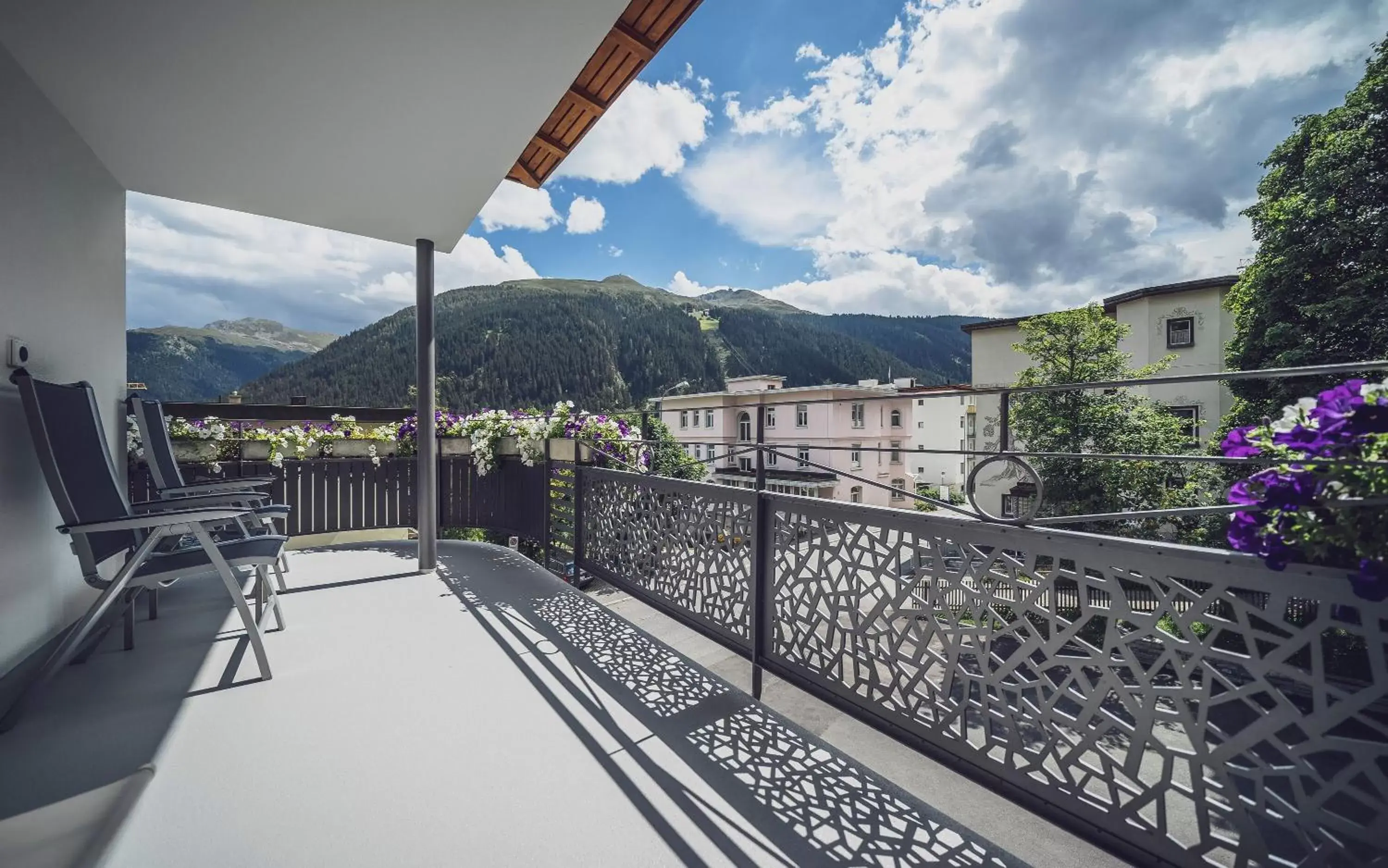 Property building, Balcony/Terrace in Hotel Strela