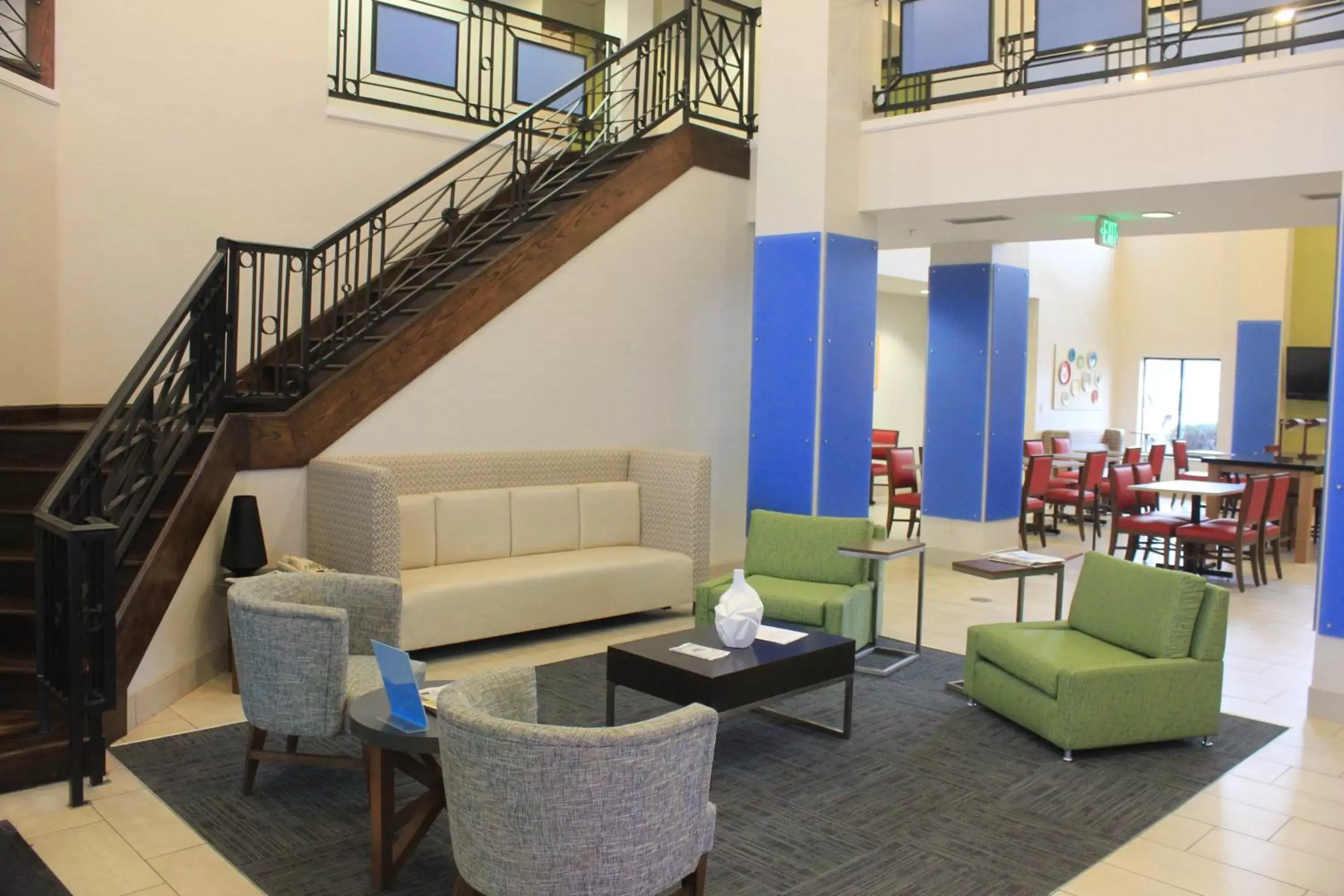 Property building, Seating Area in Holiday Inn Express Corydon, an IHG Hotel