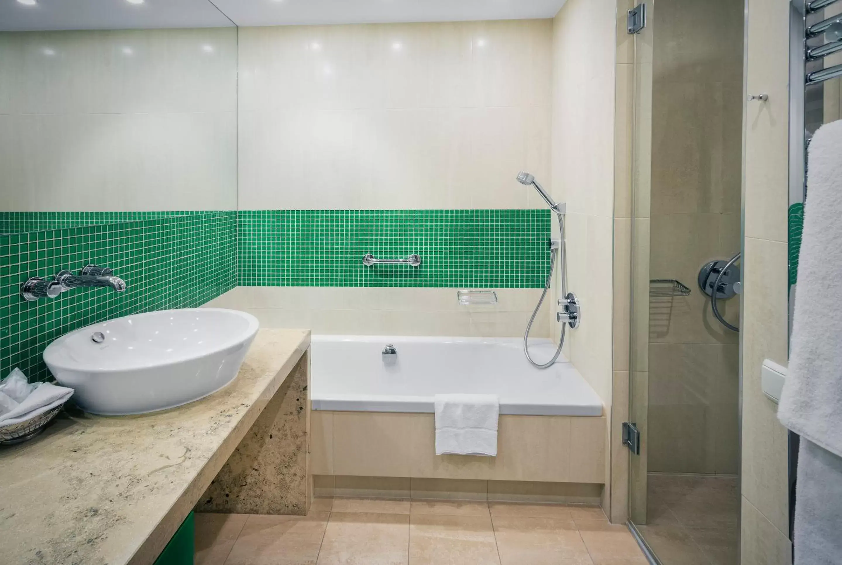 Shower, Bathroom in Vienna House by Wyndham Andel's Prague