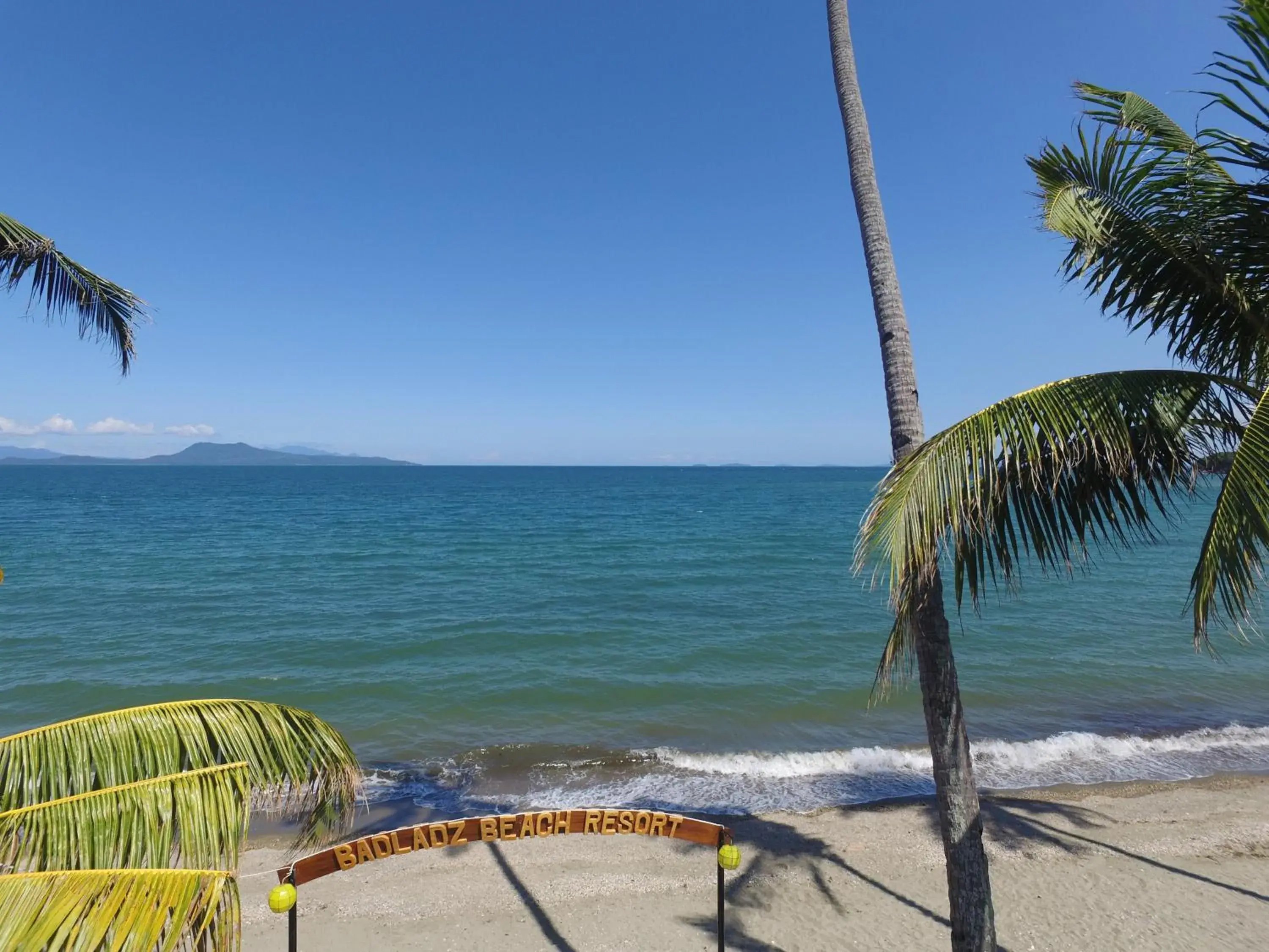 Bird's eye view, Beach in Badladz Beach and Dive Resort