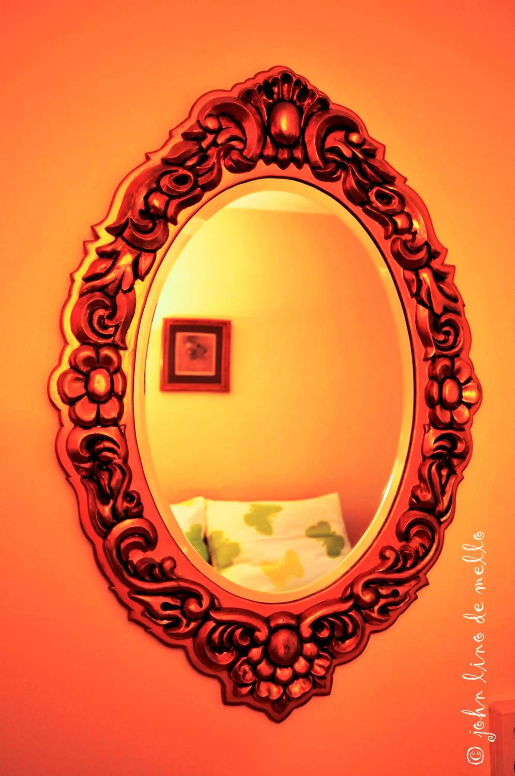 Decorative detail, Bed in Buda Panzió