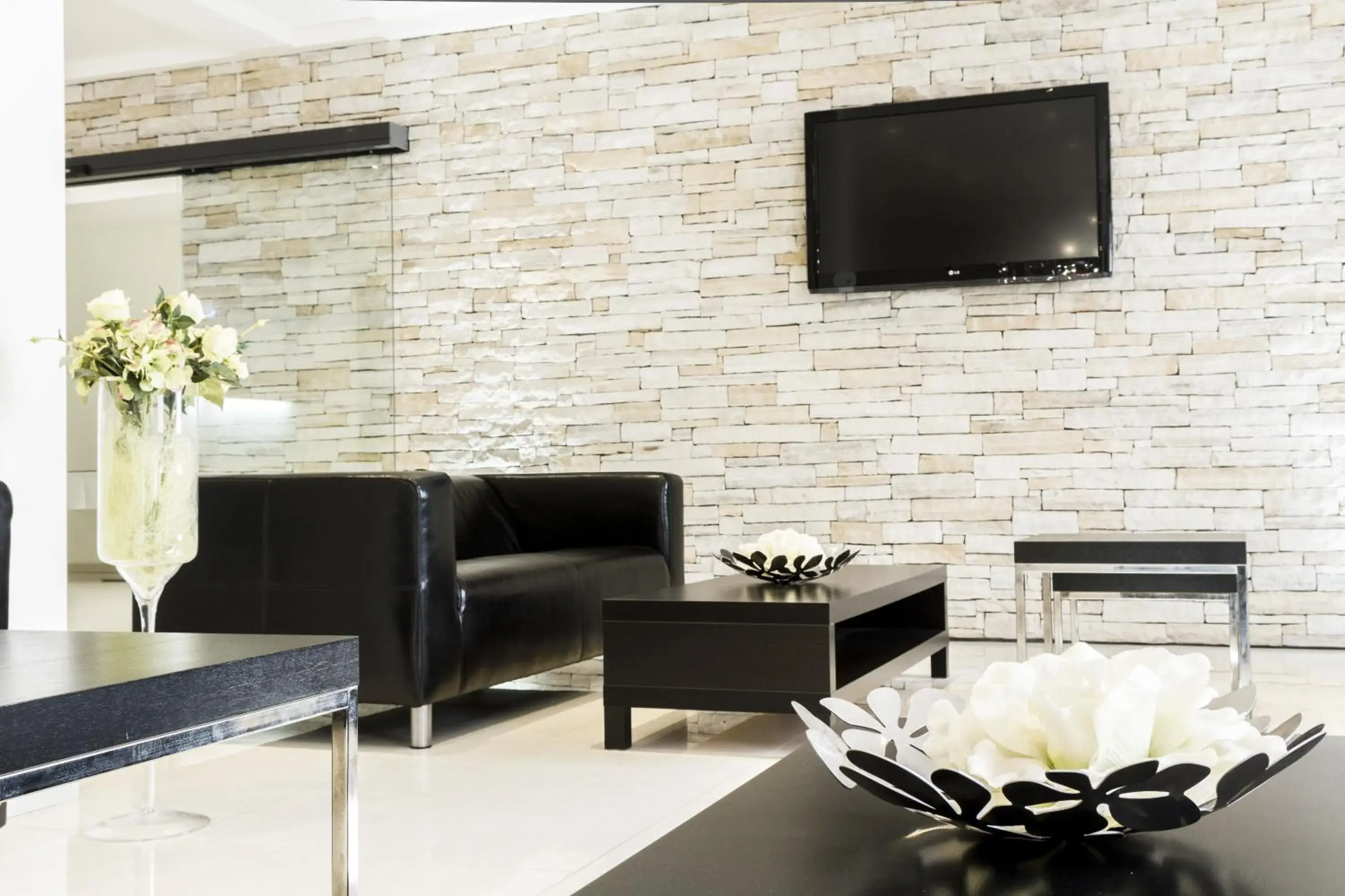 Lobby or reception, TV/Entertainment Center in Hotel Herrmes