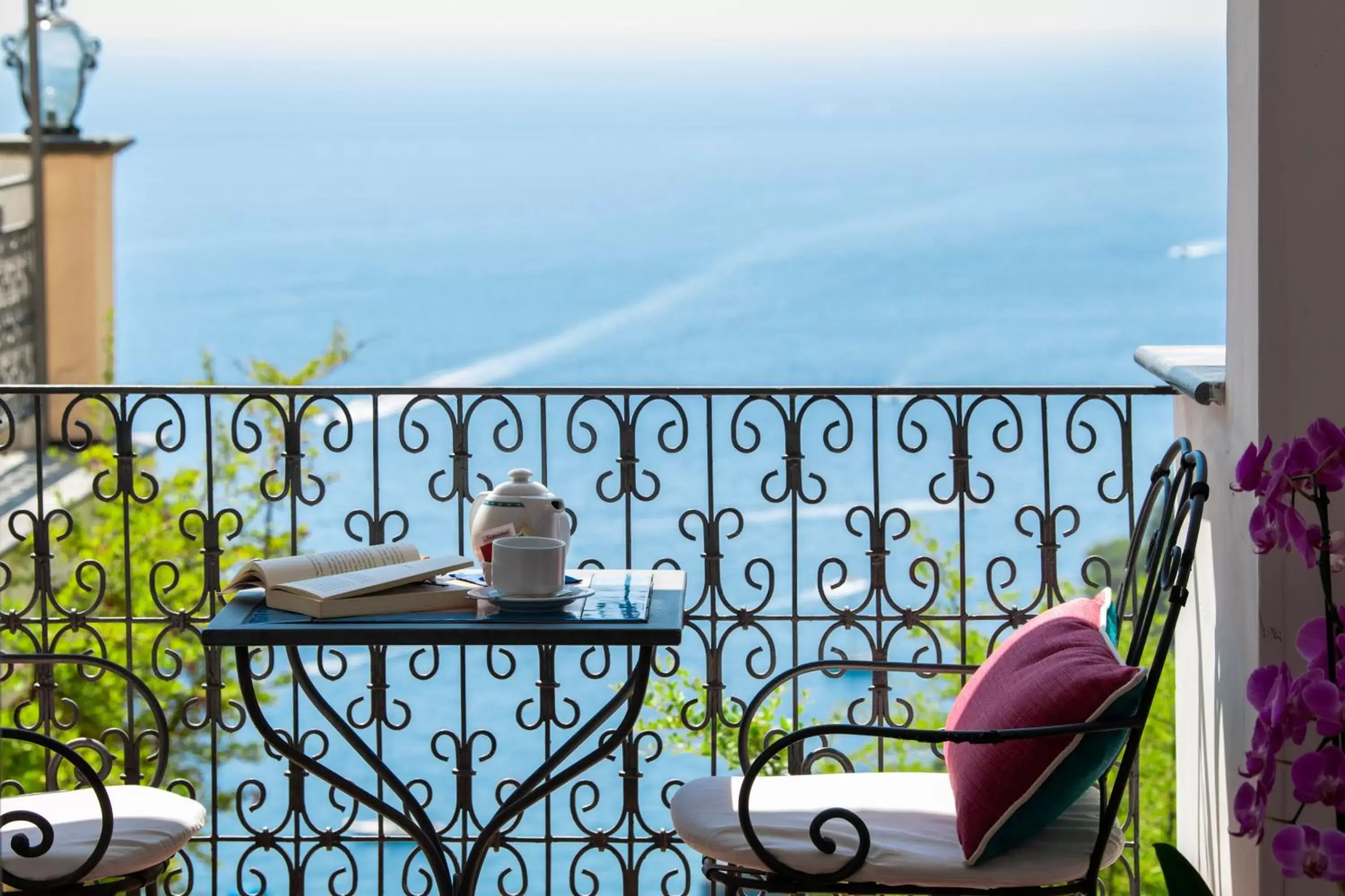 Balcony/Terrace in Positano Art Hotel Pasitea