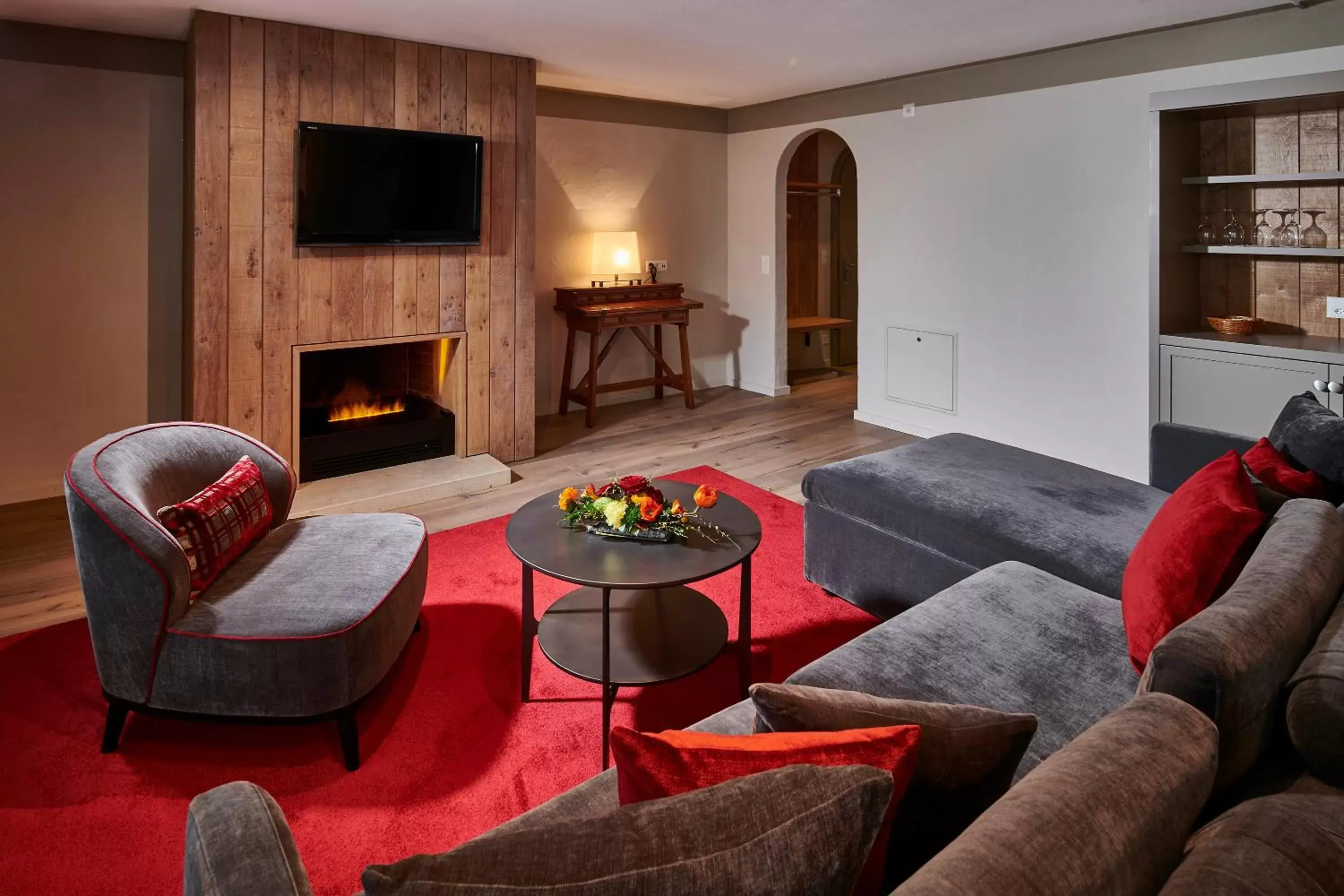 Living room, Seating Area in Hotel Spinne Grindelwald