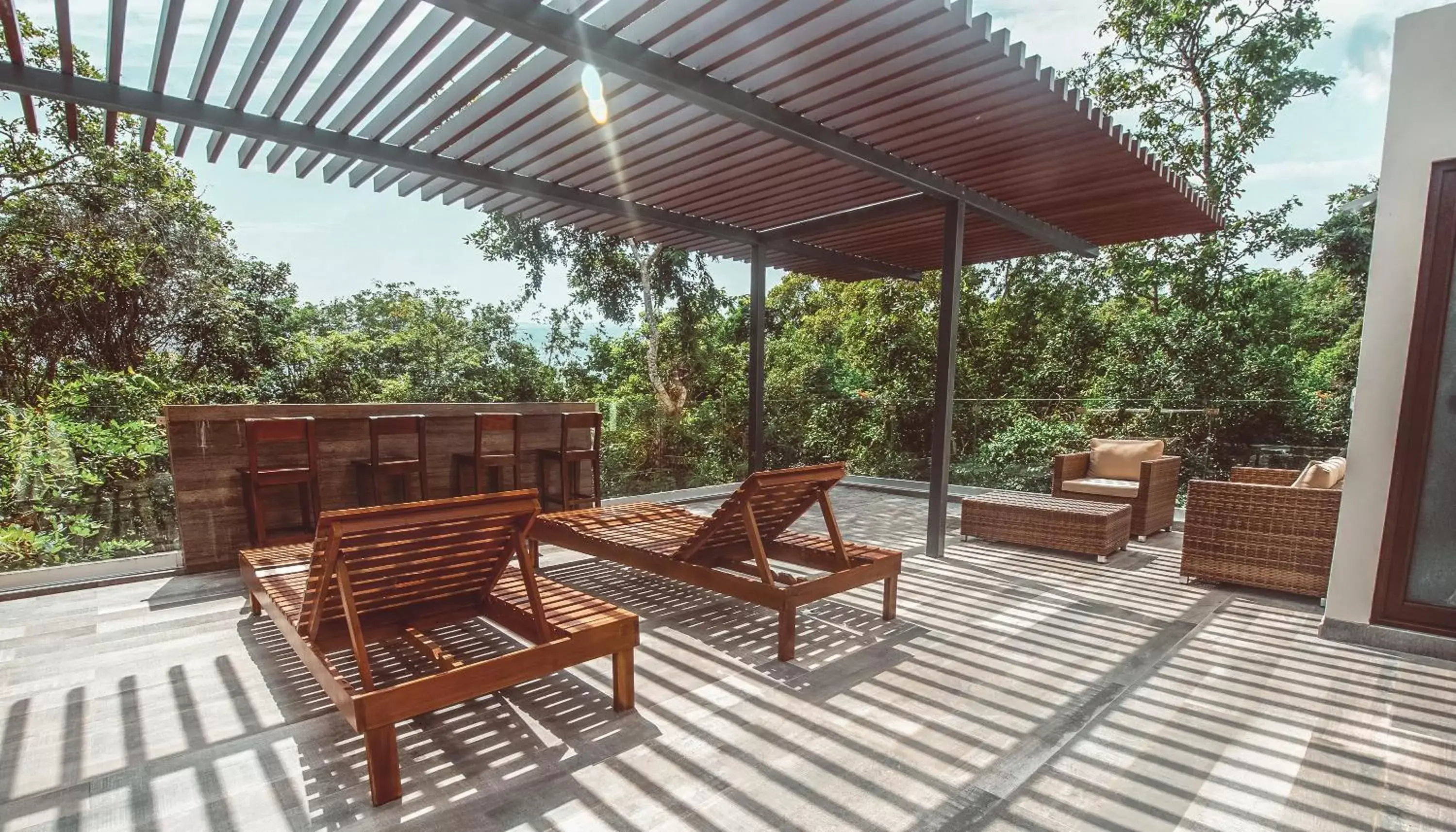 Balcony/Terrace in MBH Maya Bacalar Hotel Boutique