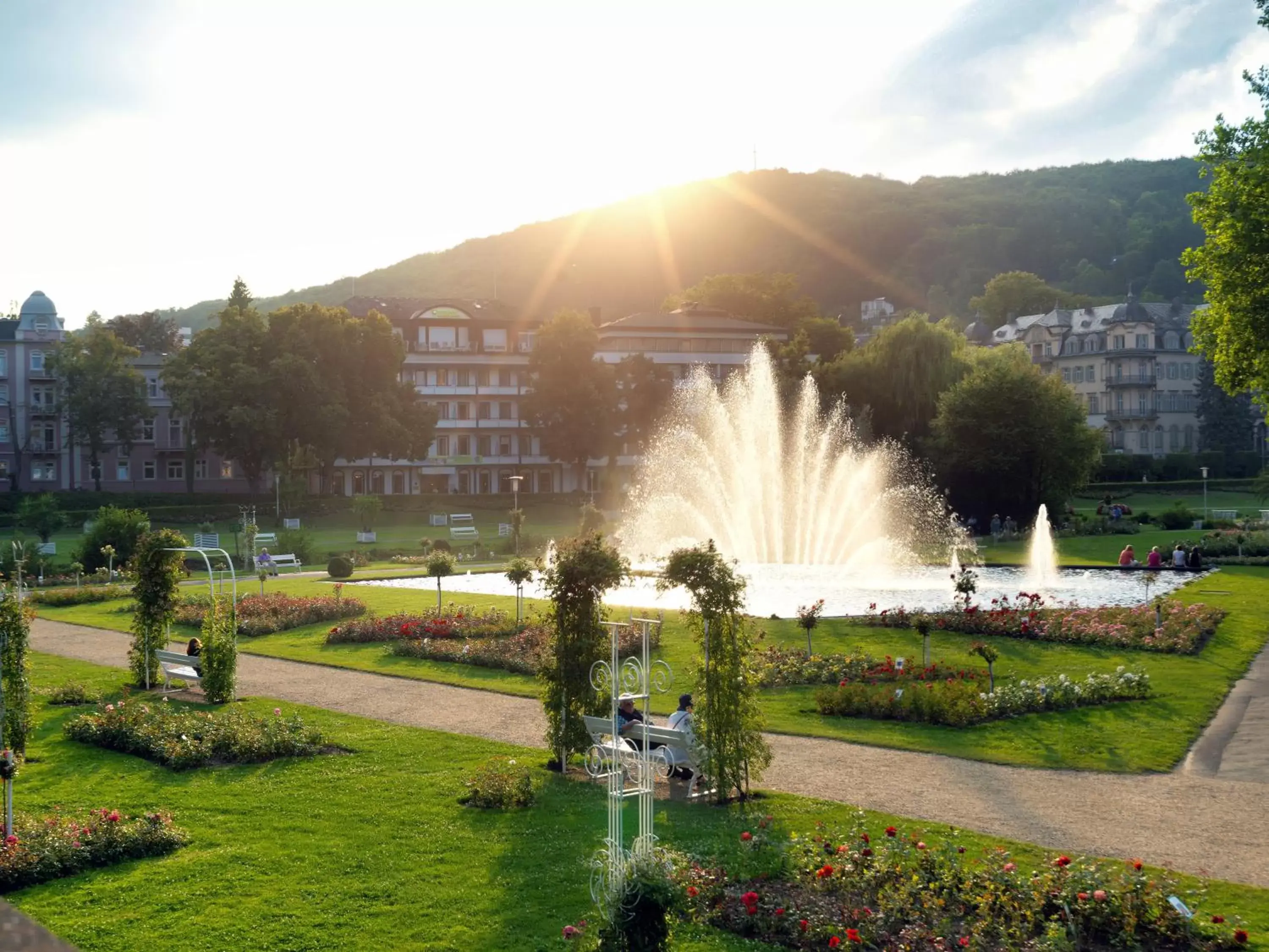 Bird's eye view in BRISTOL Hotel Bad Kissingen Bird's eye view in BRISTOL Hotel Bad Kissingen