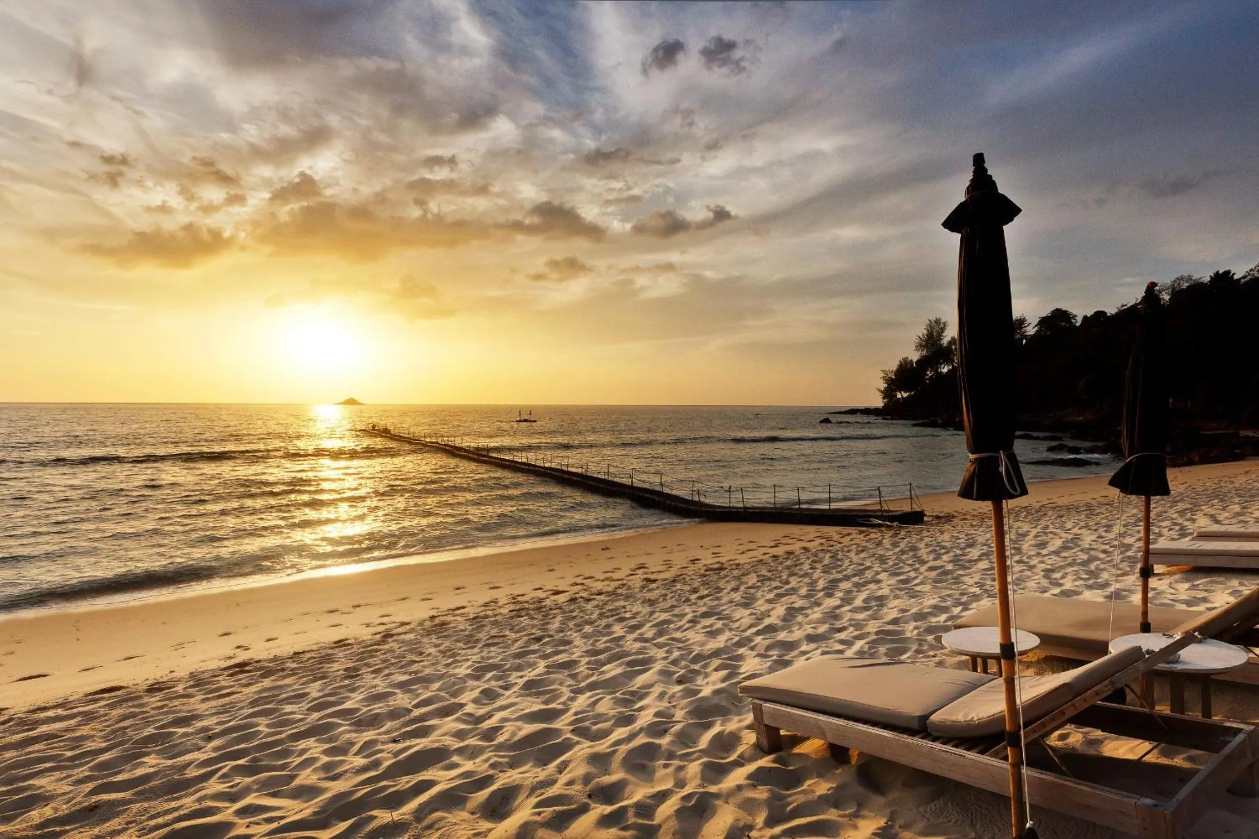 Beach in Trisara Villas & Residences Phuket