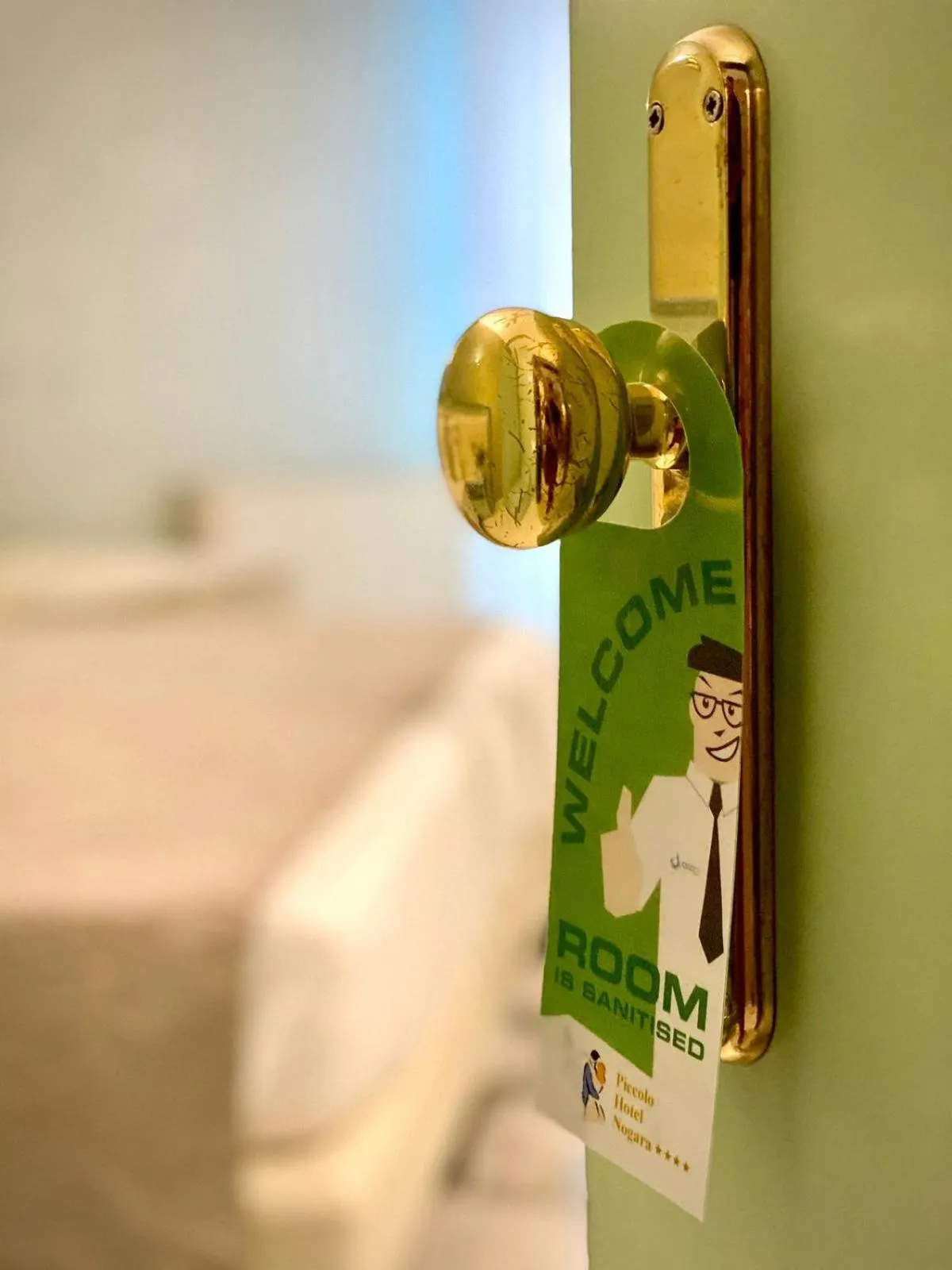 Bed in Piccolo Hotel Nogara