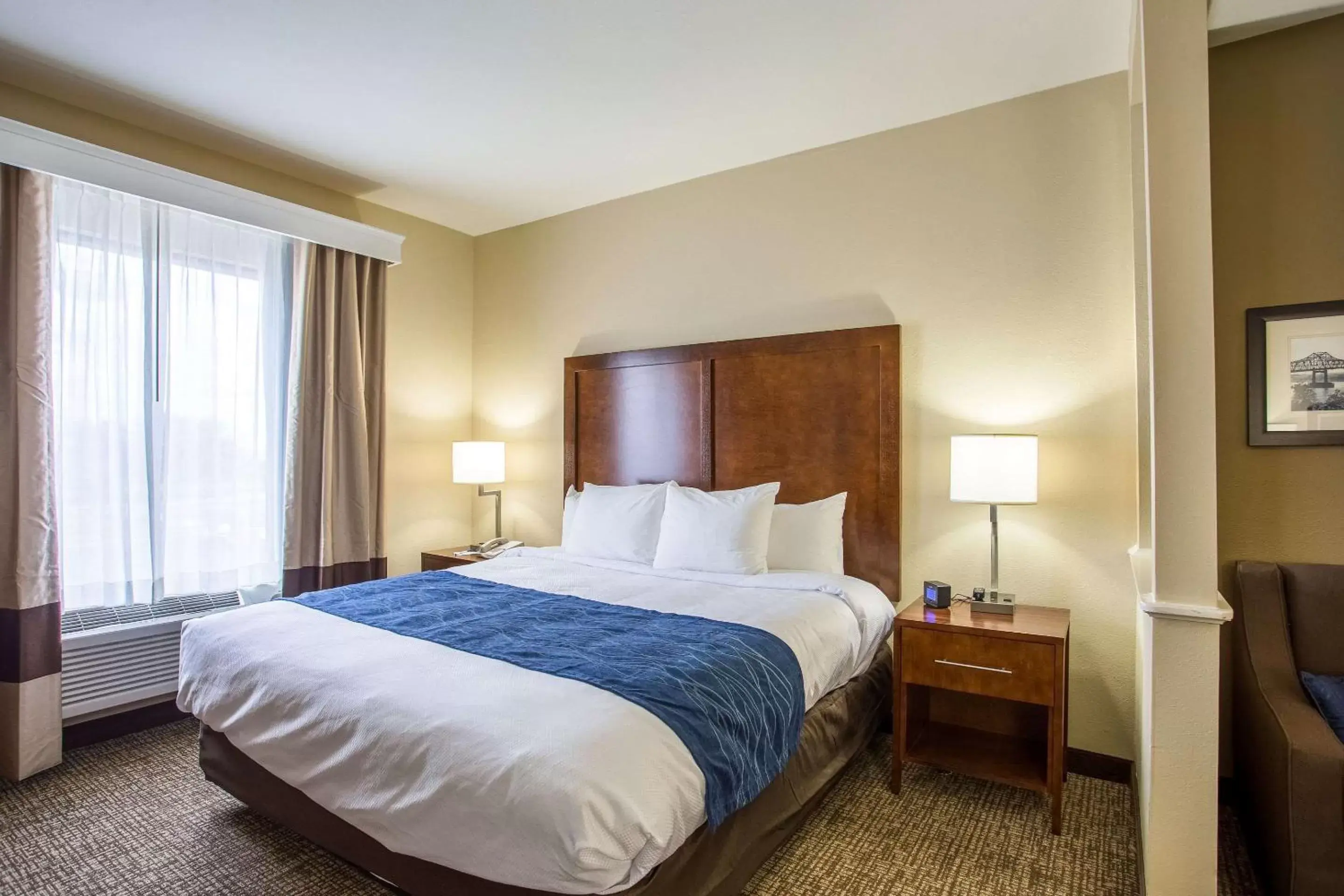 Photo of the whole room, Bed in Comfort Inn & Suites Baton Rouge Airport