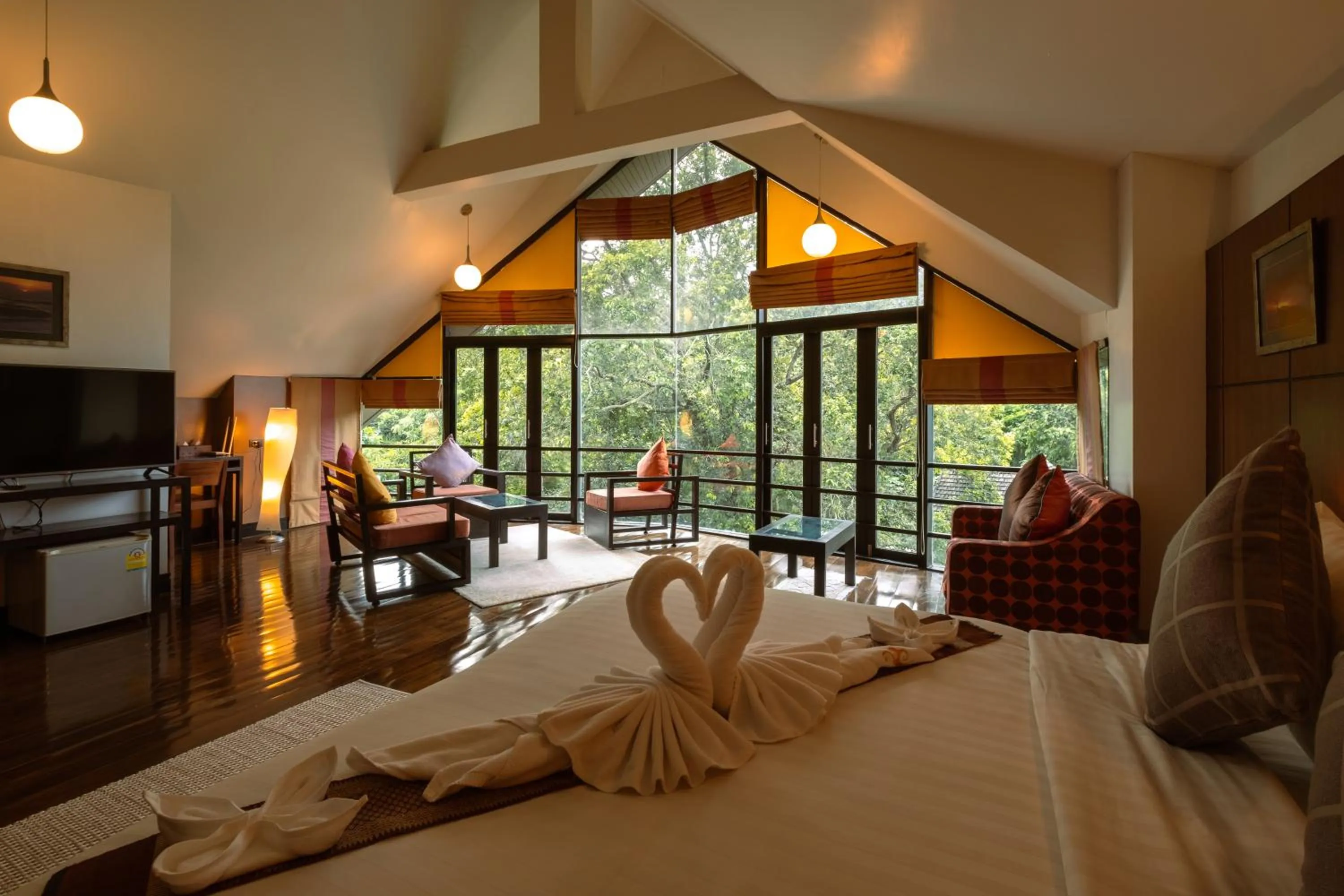 Photo of the whole room, Bed in Kireethara Boutique Resort