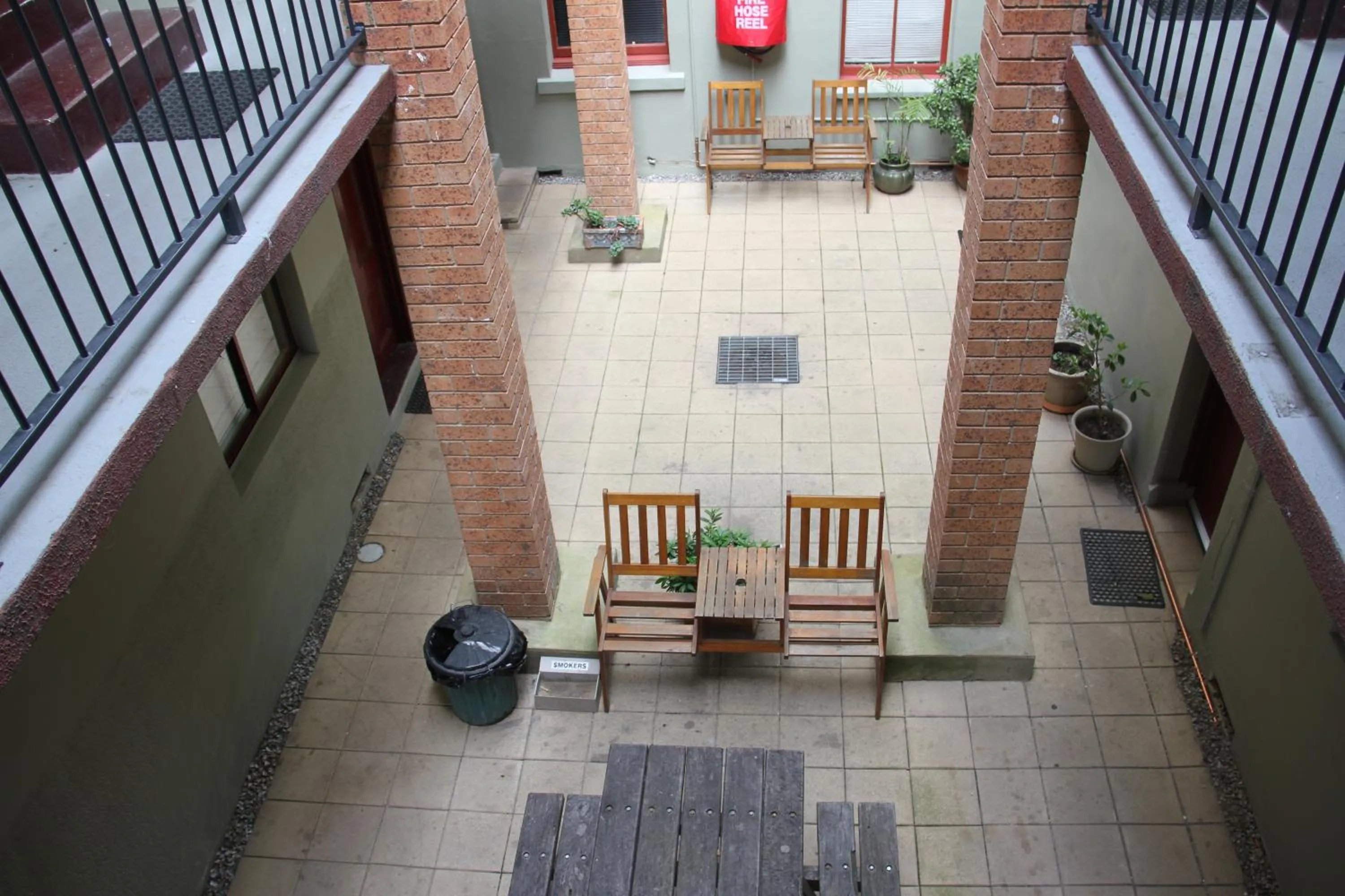 Patio in Alpine Heritage Motel