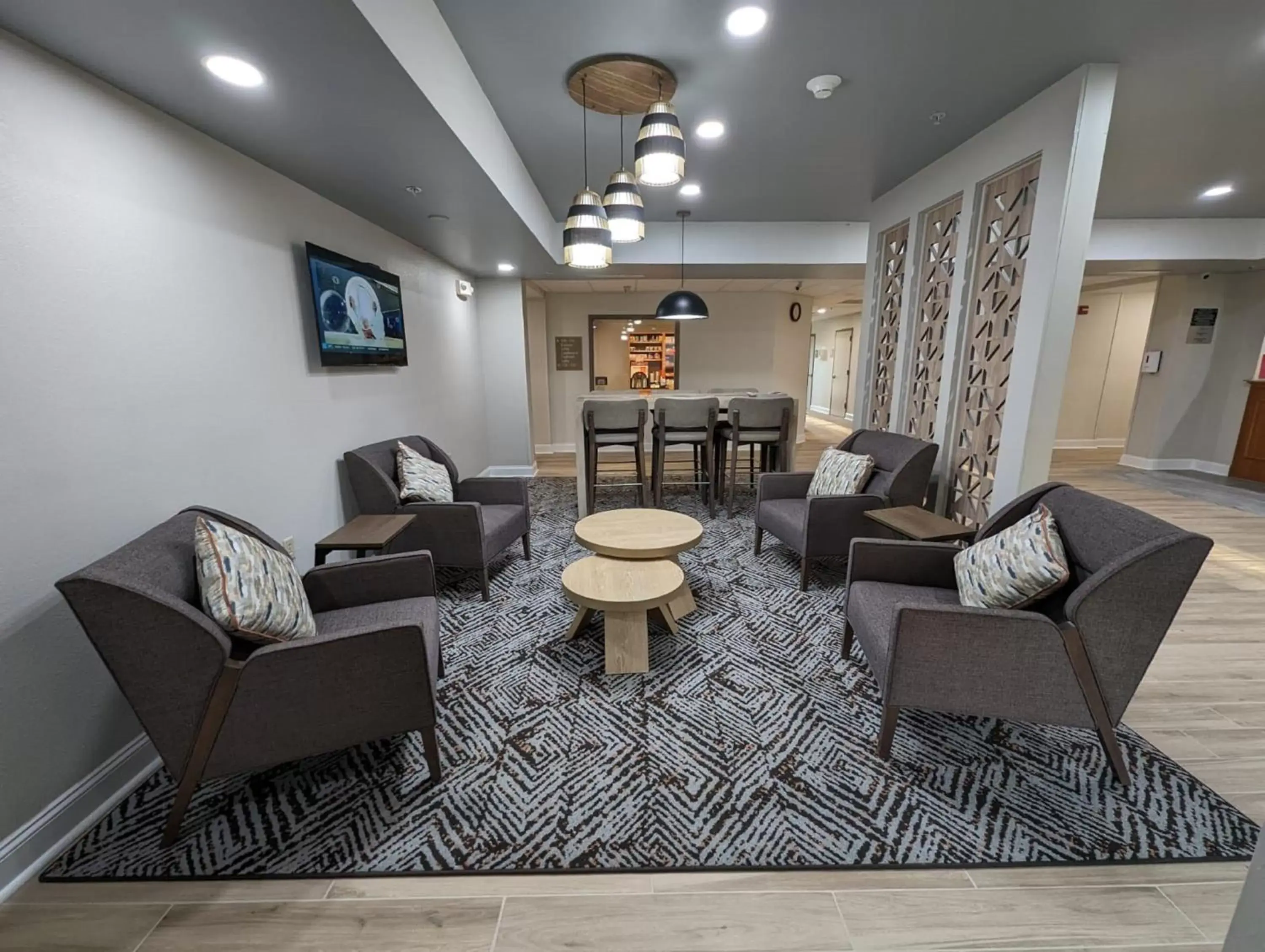 Property building, Seating Area in Candlewood Suites Aberdeen-Bel Air, an IHG Hotel