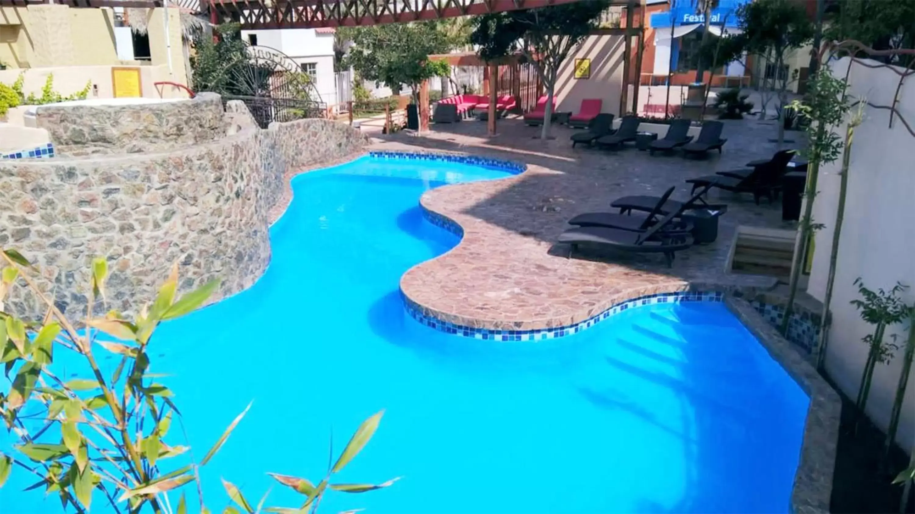 Swimming pool, Pool View in Hotel Festival Plaza Playas Rosarito