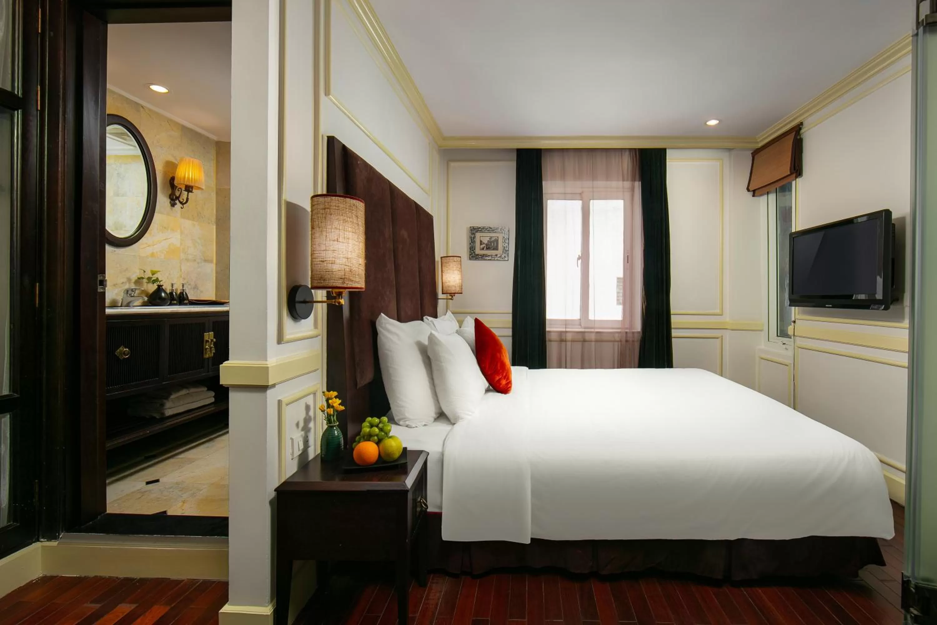 Bed in Hanoi Boutique Hotel & Spa
