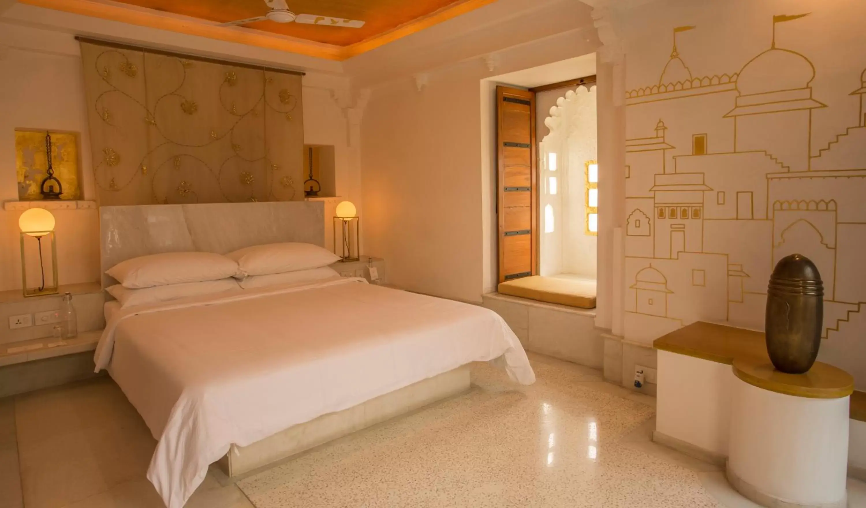 Bedroom, Bed in RAAS Devigarh
