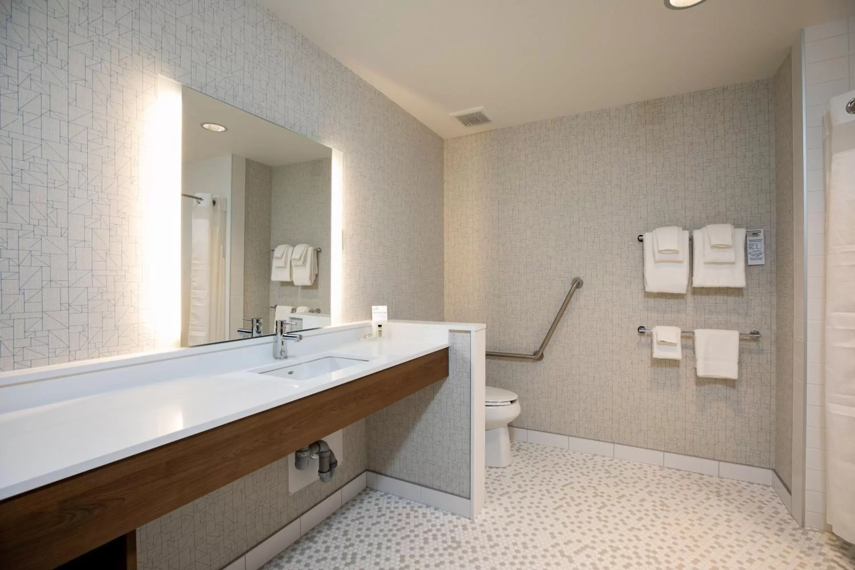 Standard King Room with Mobility Accessible Roll-In Shower in Holiday Inn Express - Lethbridge Southeast by IHG Standard King Room with Mobility Accessible Roll-In Shower in Holiday Inn Express - Lethbridge Southeast by IHG
