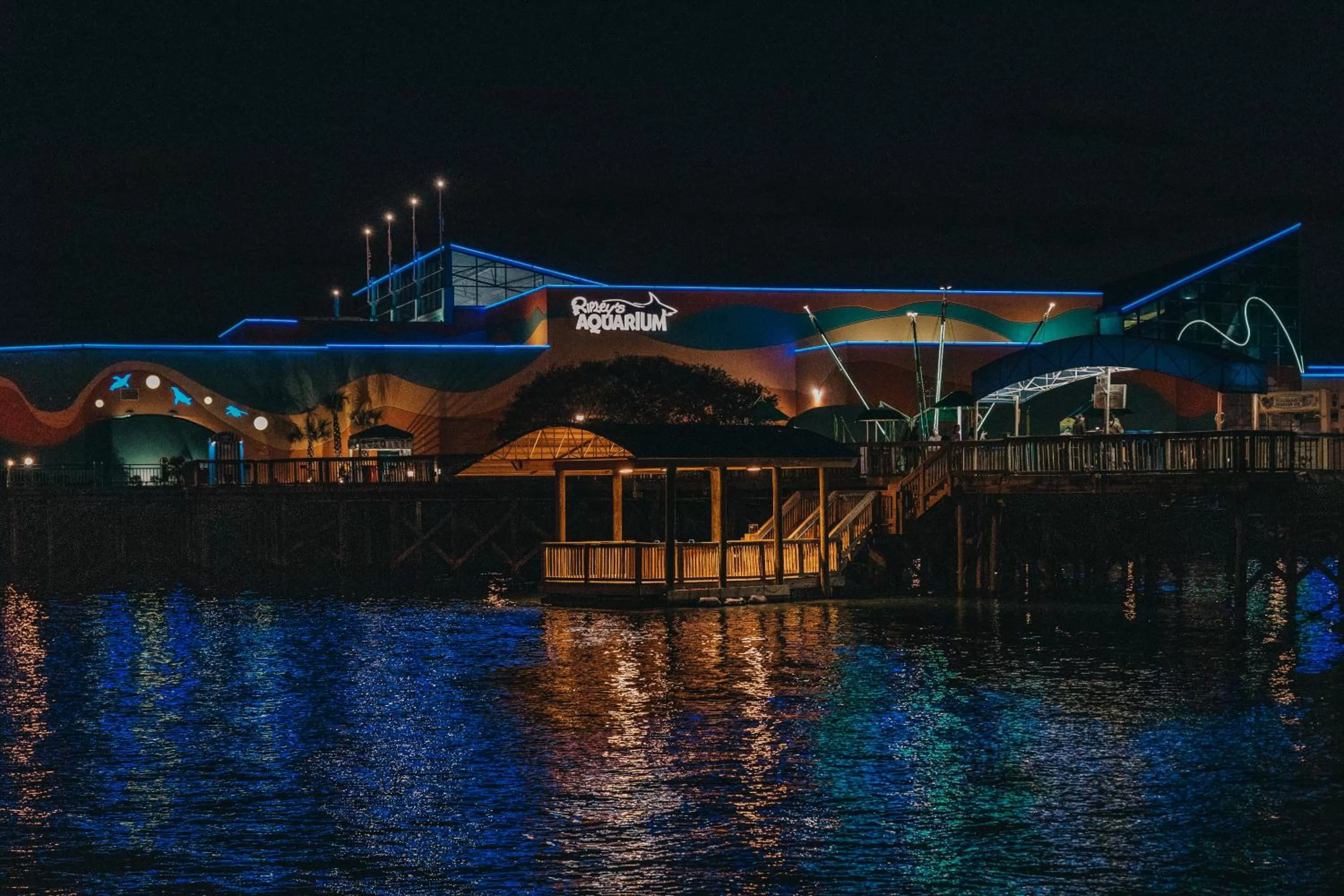 Night, Property Building in Sandcastle Oceanfront Resort South Beach