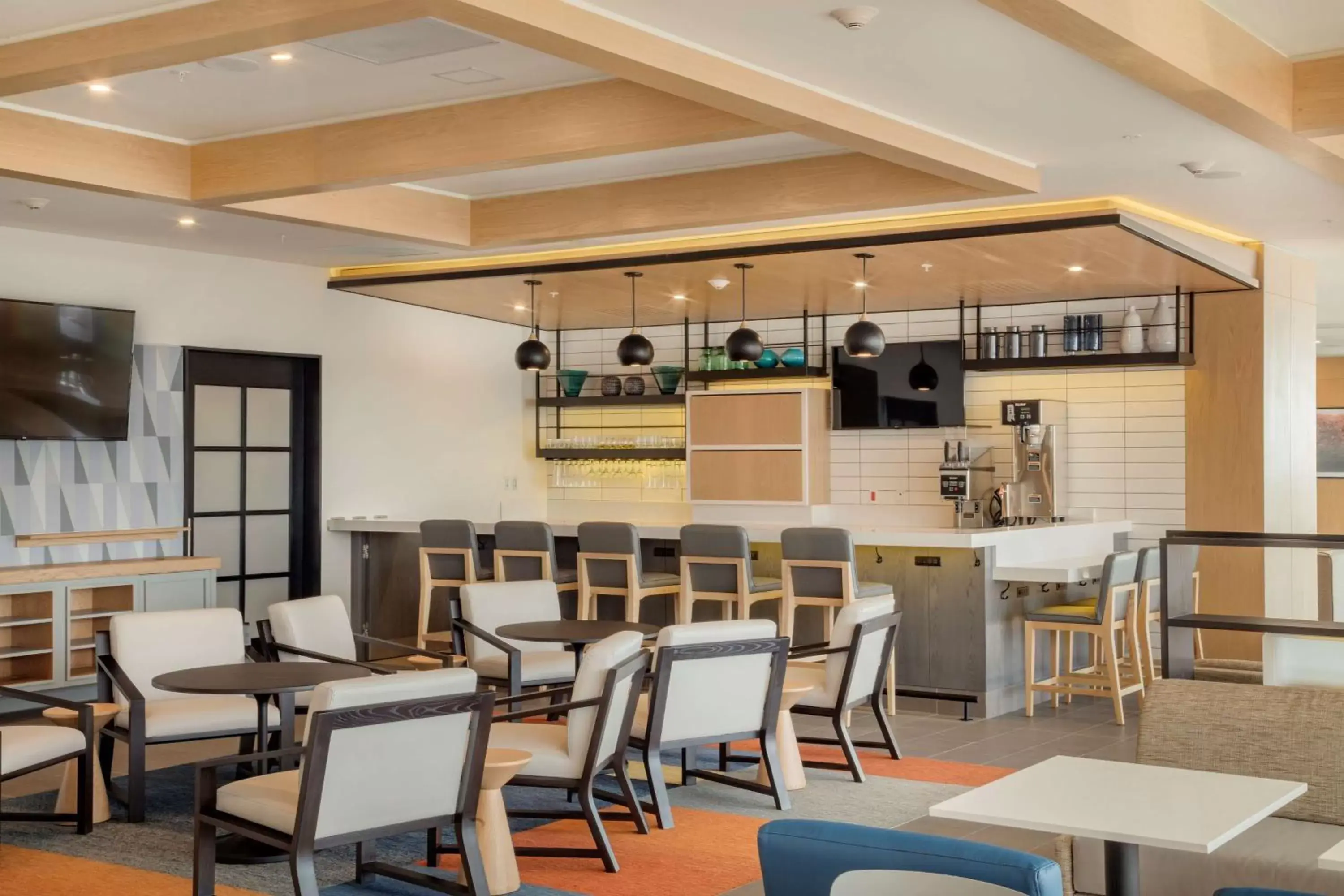 Lounge or bar, Restaurant/Places to Eat in Hyatt House Mexico City Santa Fe