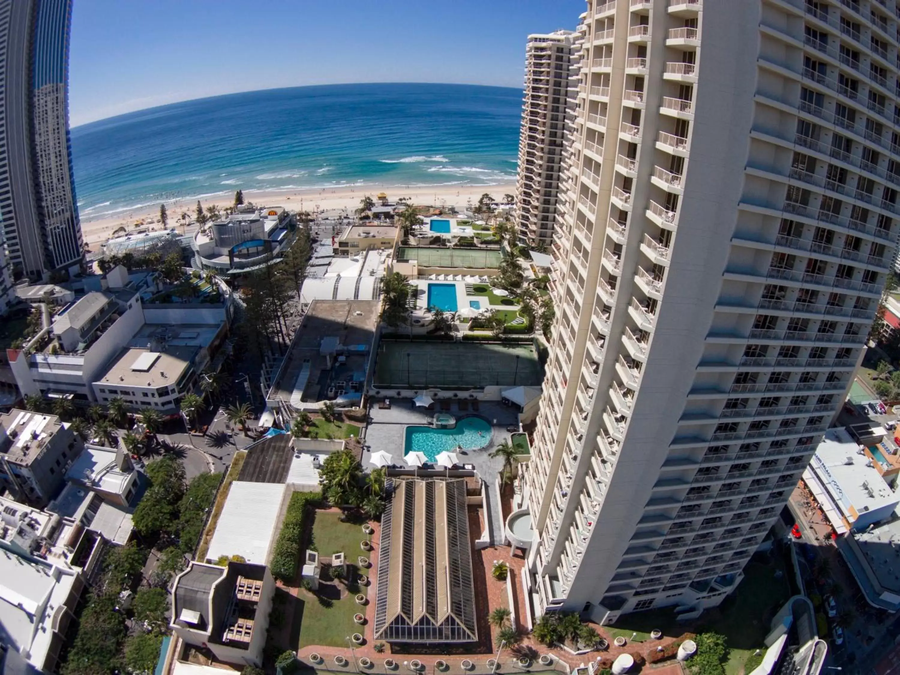 Property building, Bird's-eye View in Novotel Surfers Paradise