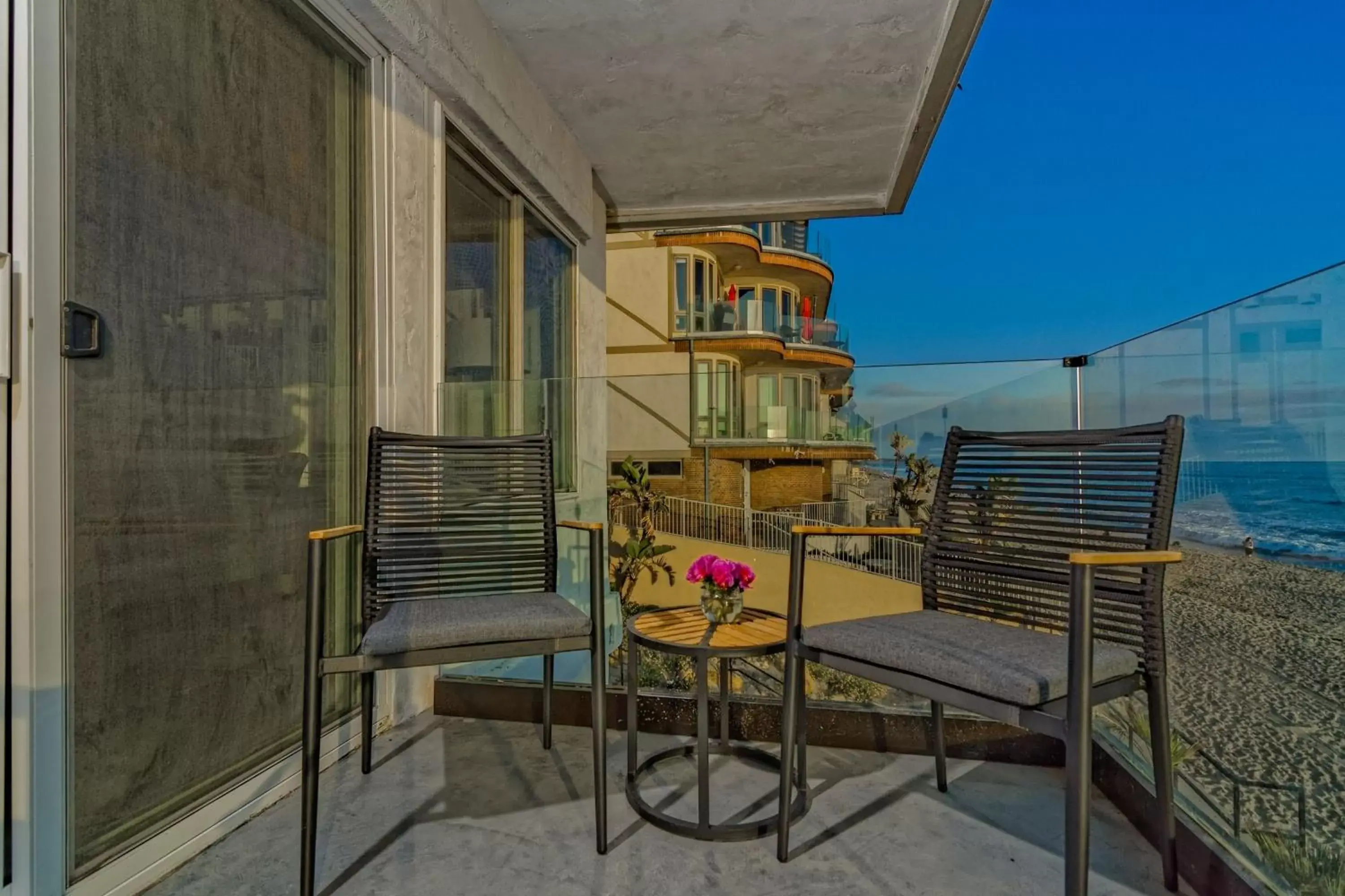 Balcony/Terrace in Ocean Villas Beach Front