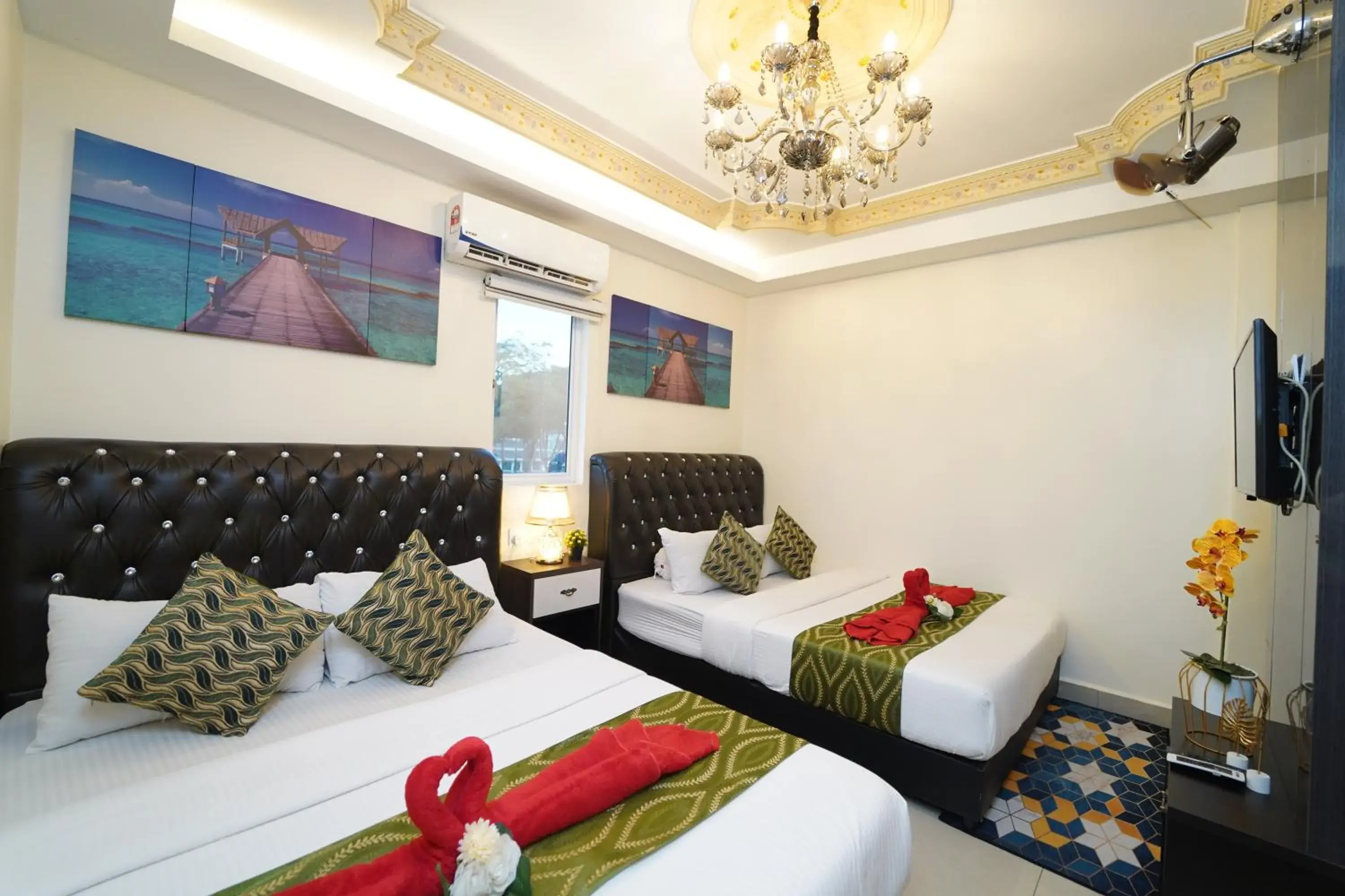 Bed in Ghazrin's Classic Hotel JB Bed in Ghazrin's Classic Hotel JB