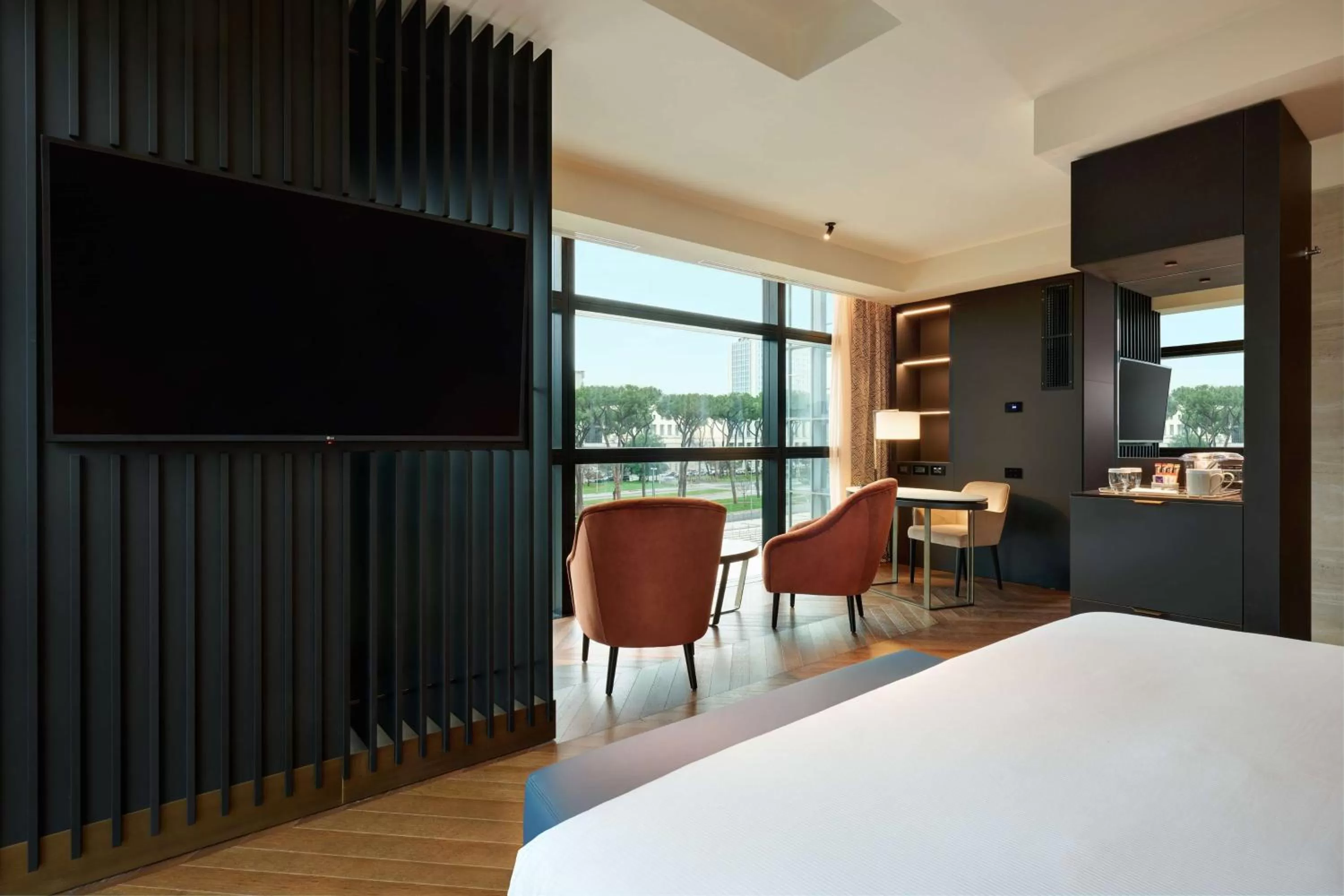 Bed in Hilton Rome Eur La Lama