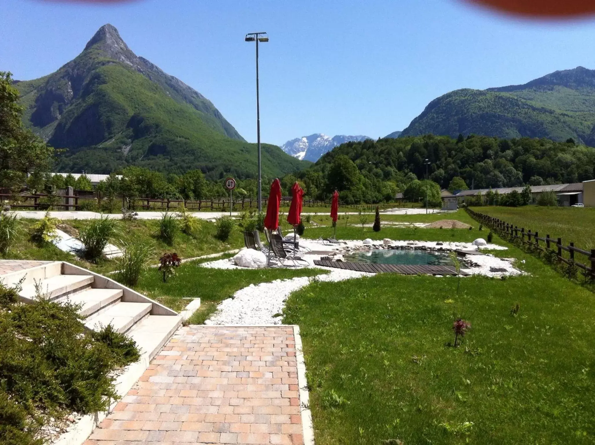 Natural landscape in Hotel Mangart