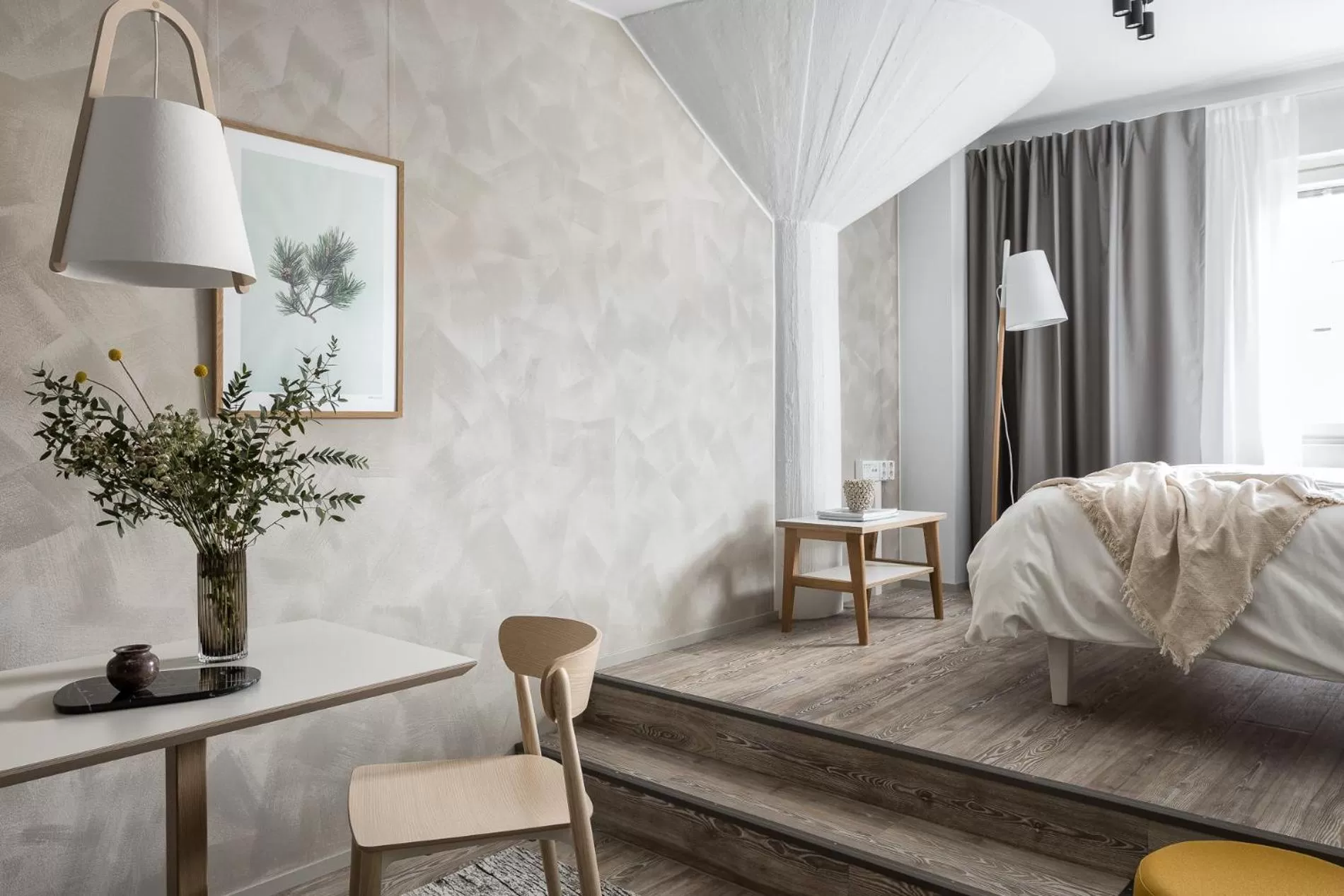 Photo of the whole room, Bed in Noli Katajanokka