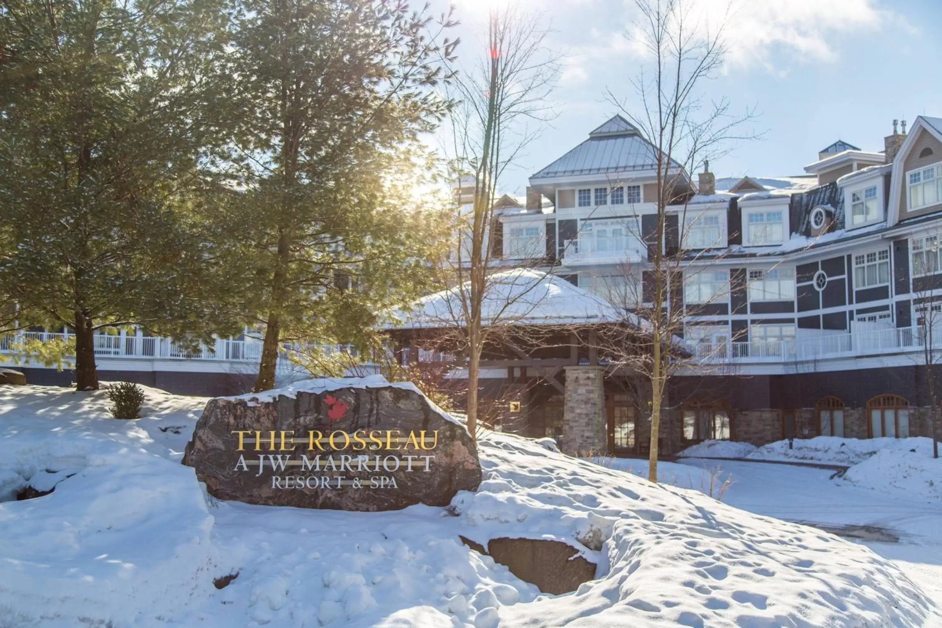 Property building, Winter in JW Marriott The Rosseau Muskoka Resort & Spa