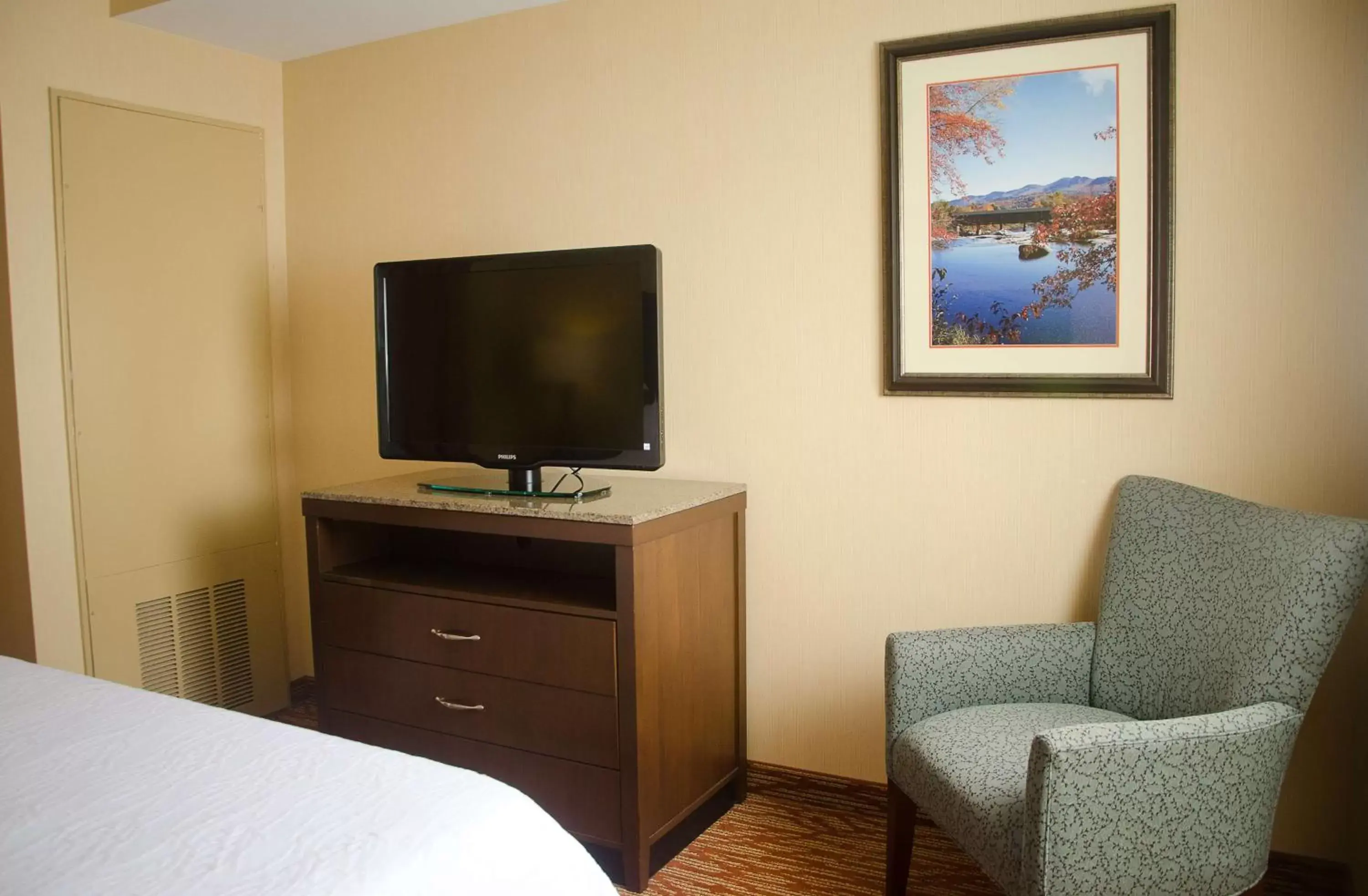 Bedroom, TV/Entertainment Center in Hilton Garden Inn Watertown