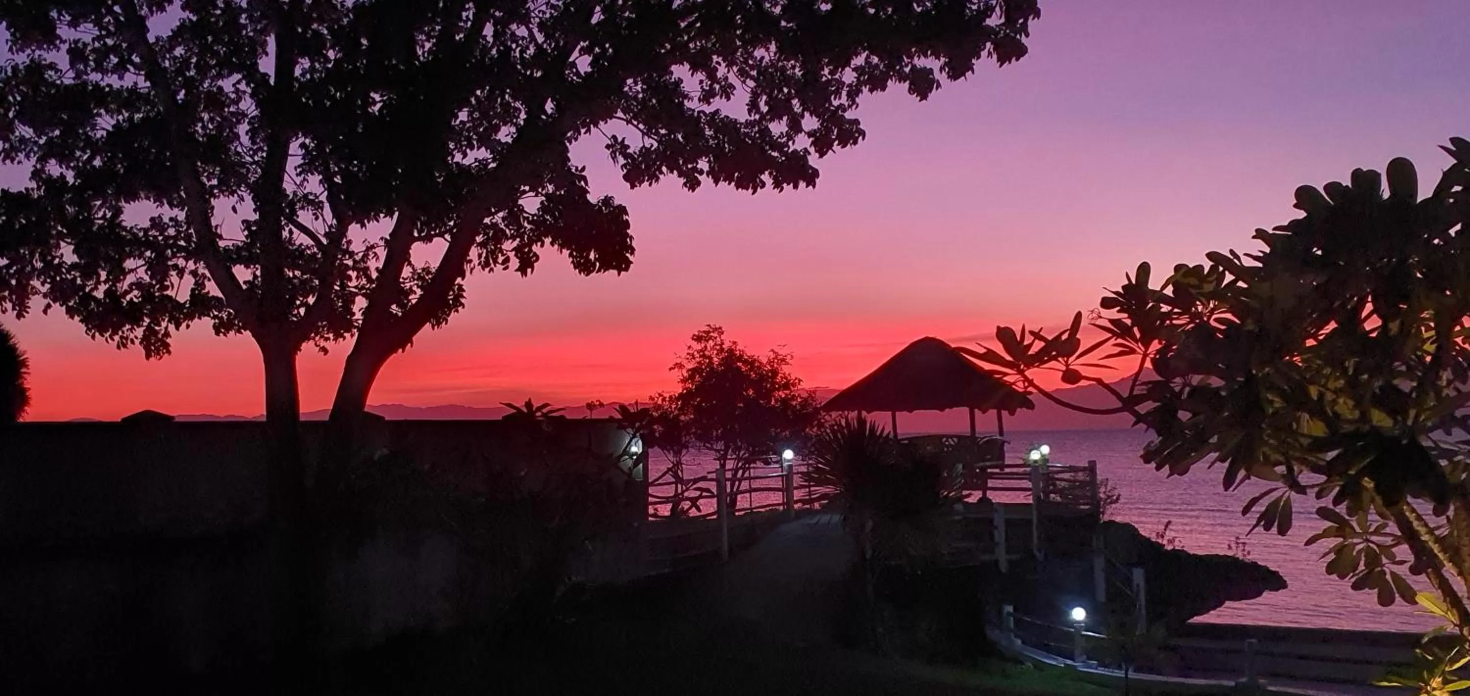 Sunset in Tauig Beach Resort