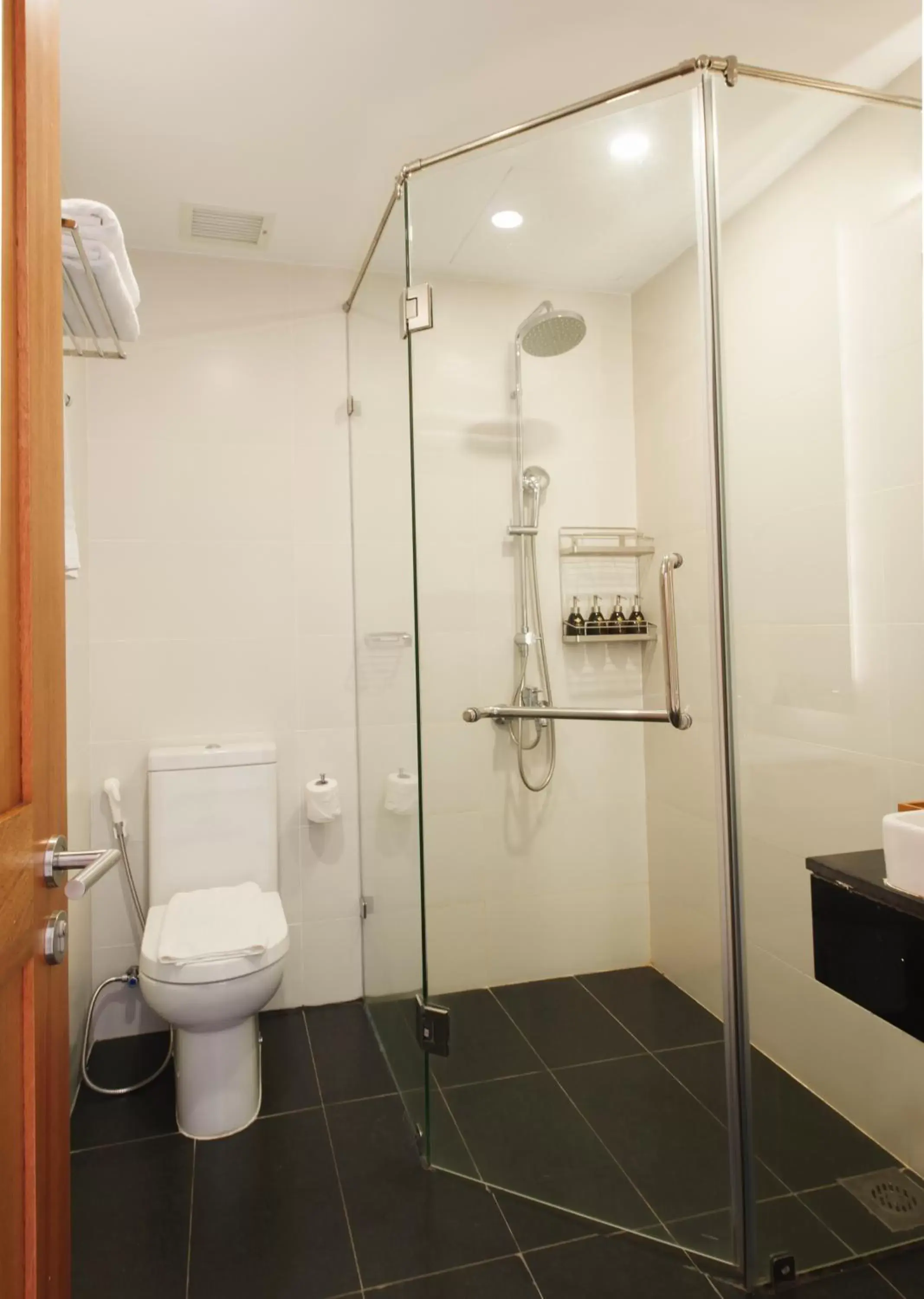 Shower, Bathroom in Maple Hotel & Apartment