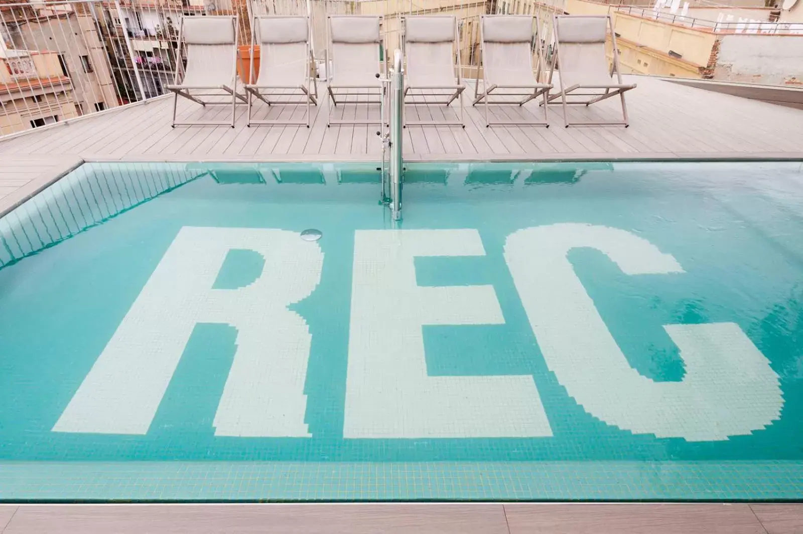 Swimming pool in Hotel Rec Barcelona - Adults Only
