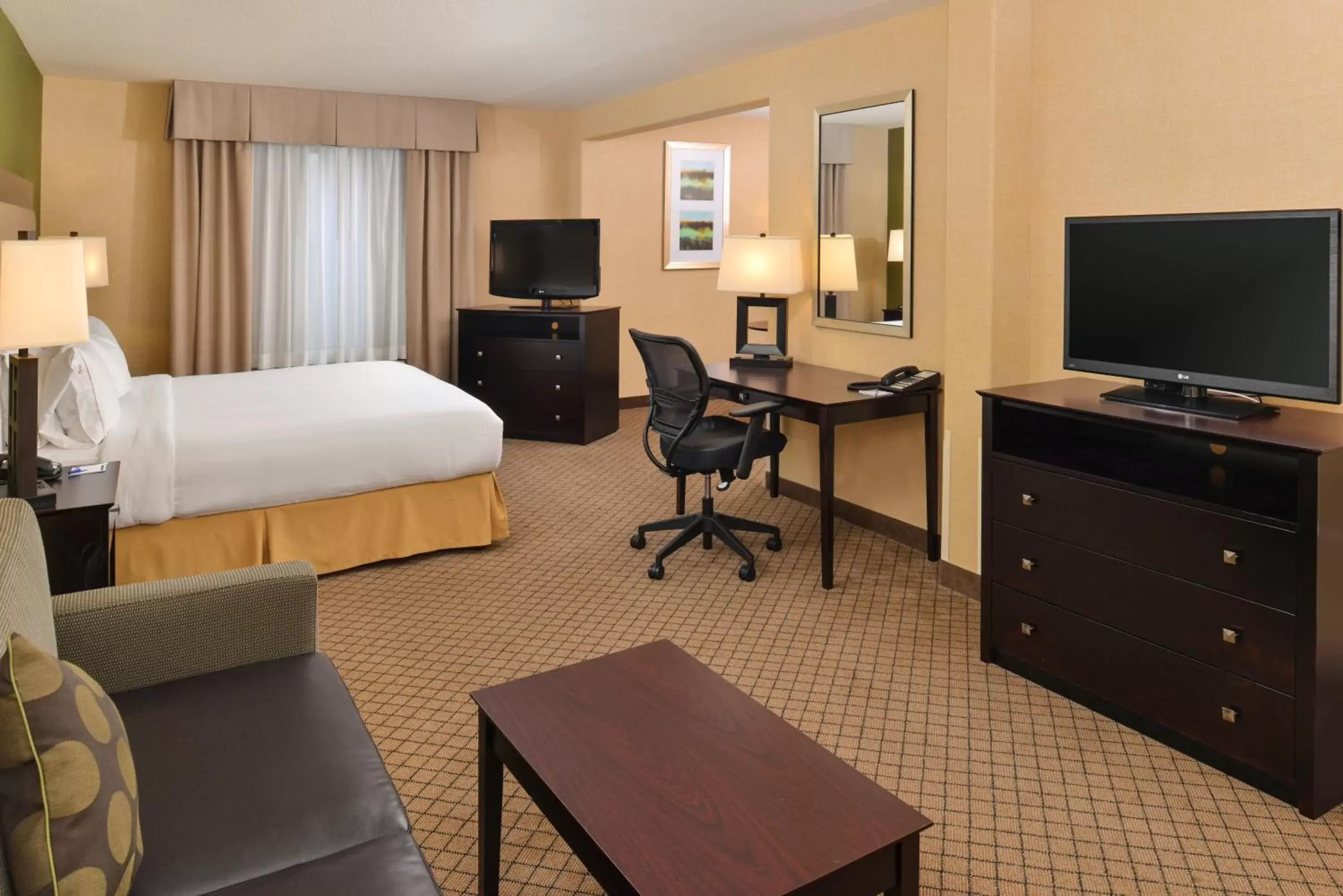 Photo of the whole room, TV/Entertainment Center in Holiday Inn Express Woodland, an IHG Hotel