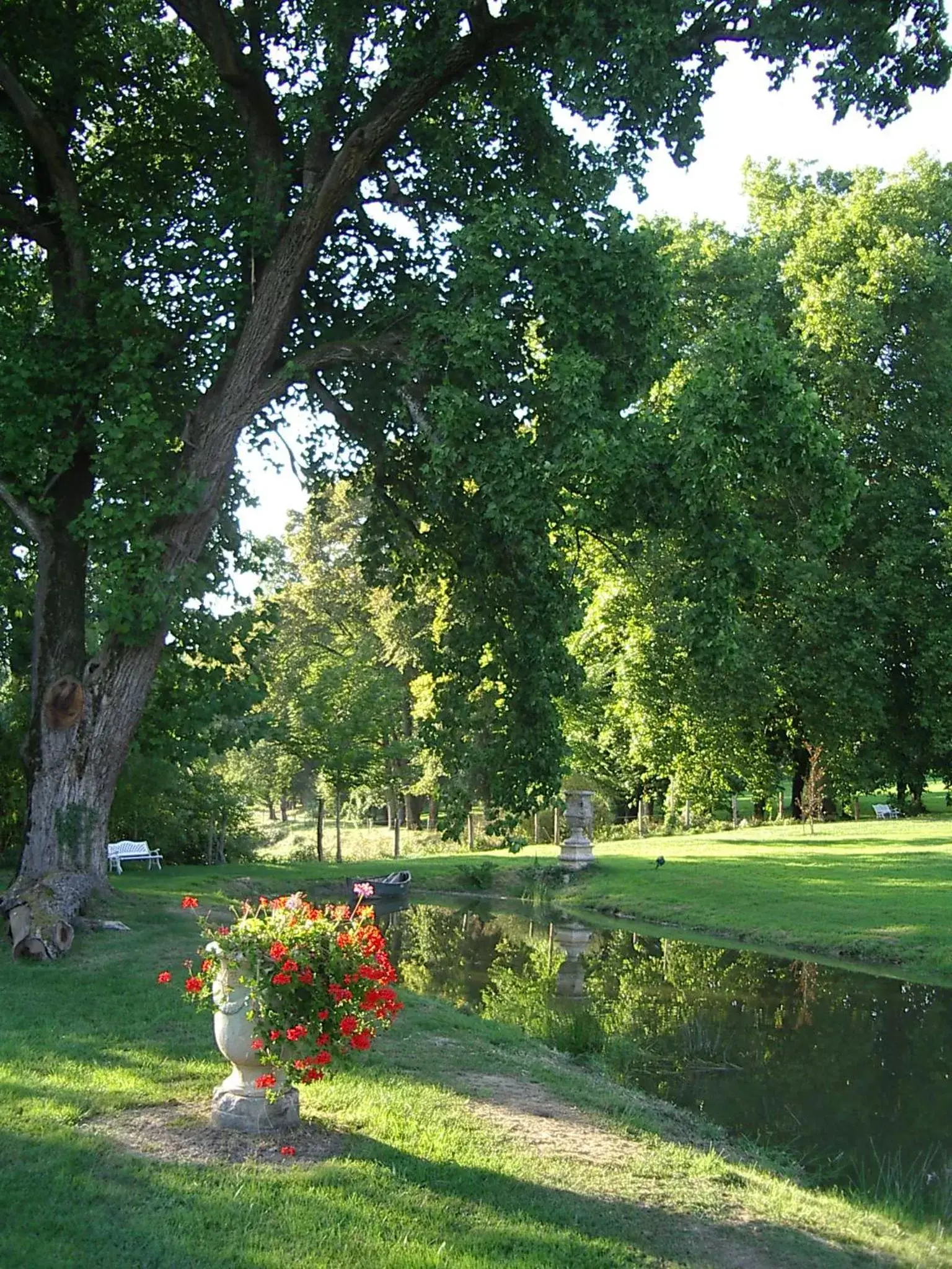 Garden in Château de la Chabroulie