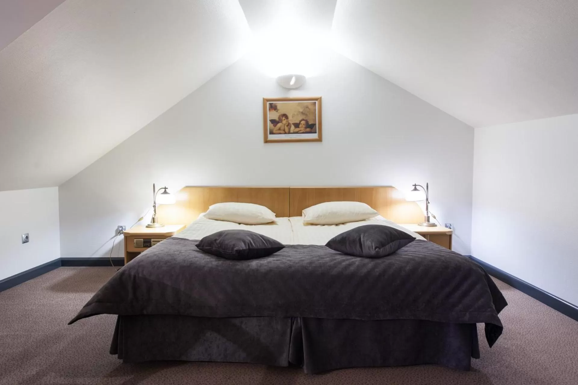 Bedroom, Bed in Piwnica Rycerska Kęty