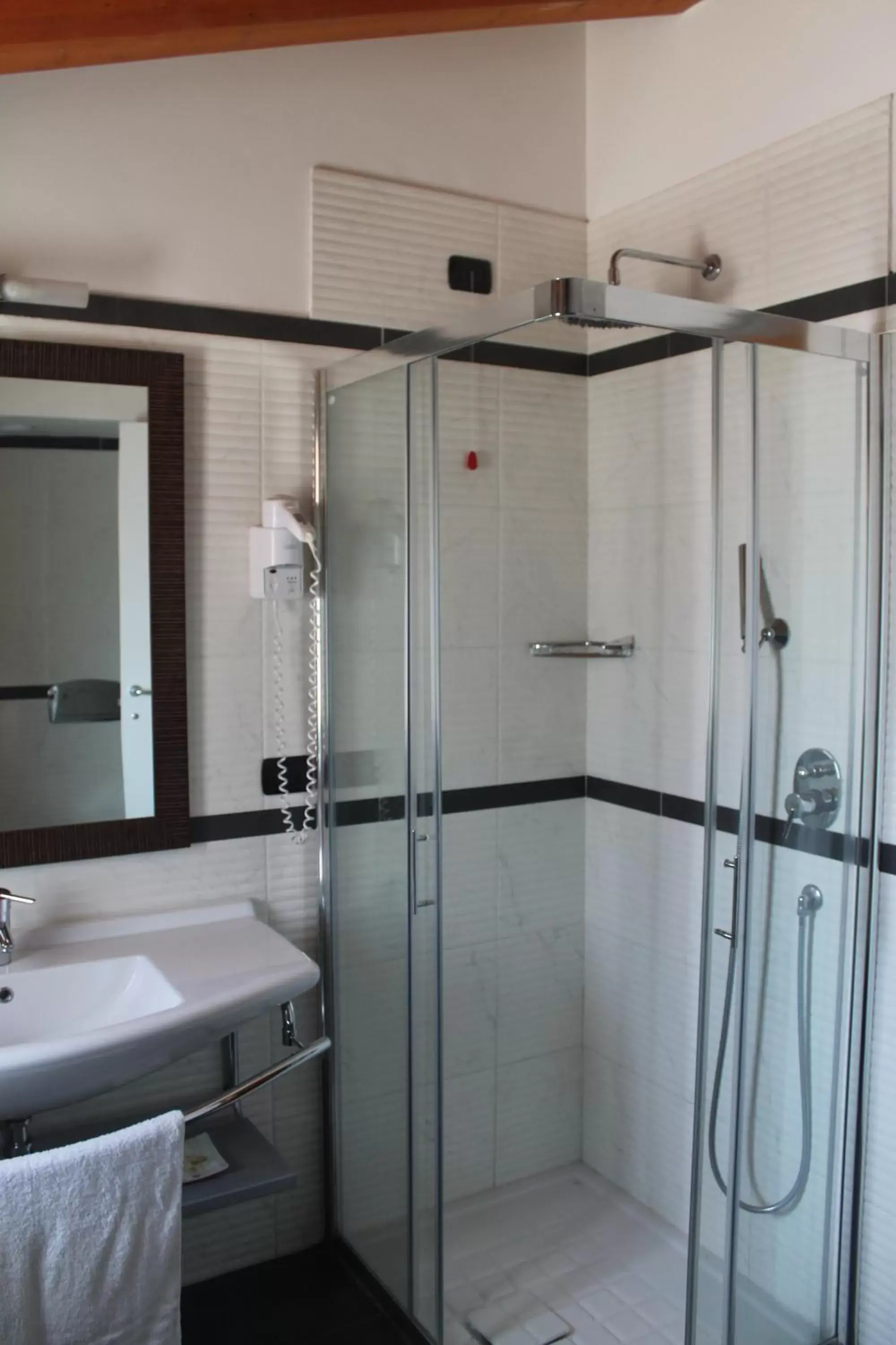 Shower, Bathroom in Hotel Eridano