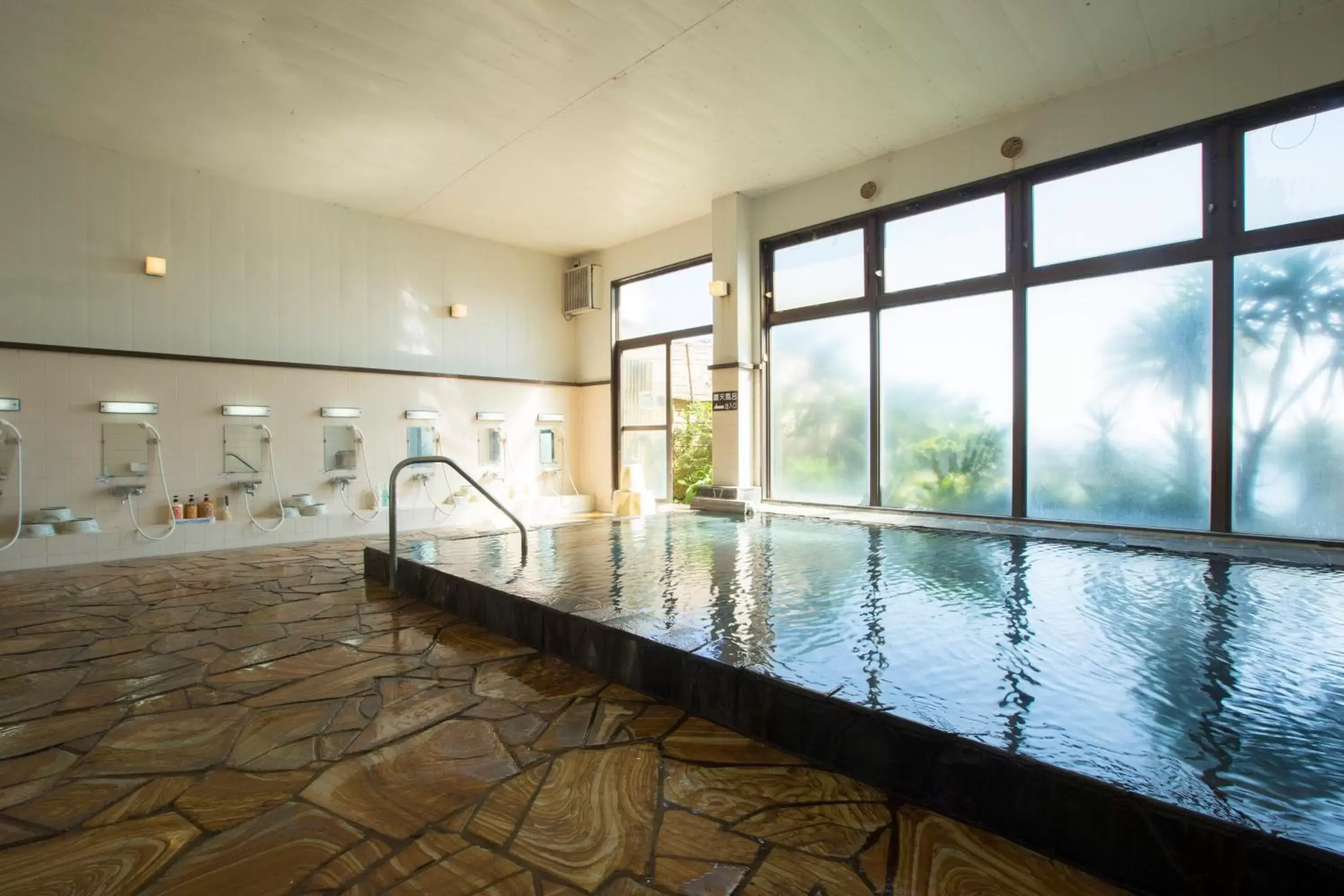 Hot Spring Bath, Swimming Pool in Ibusuki Royal Hotel