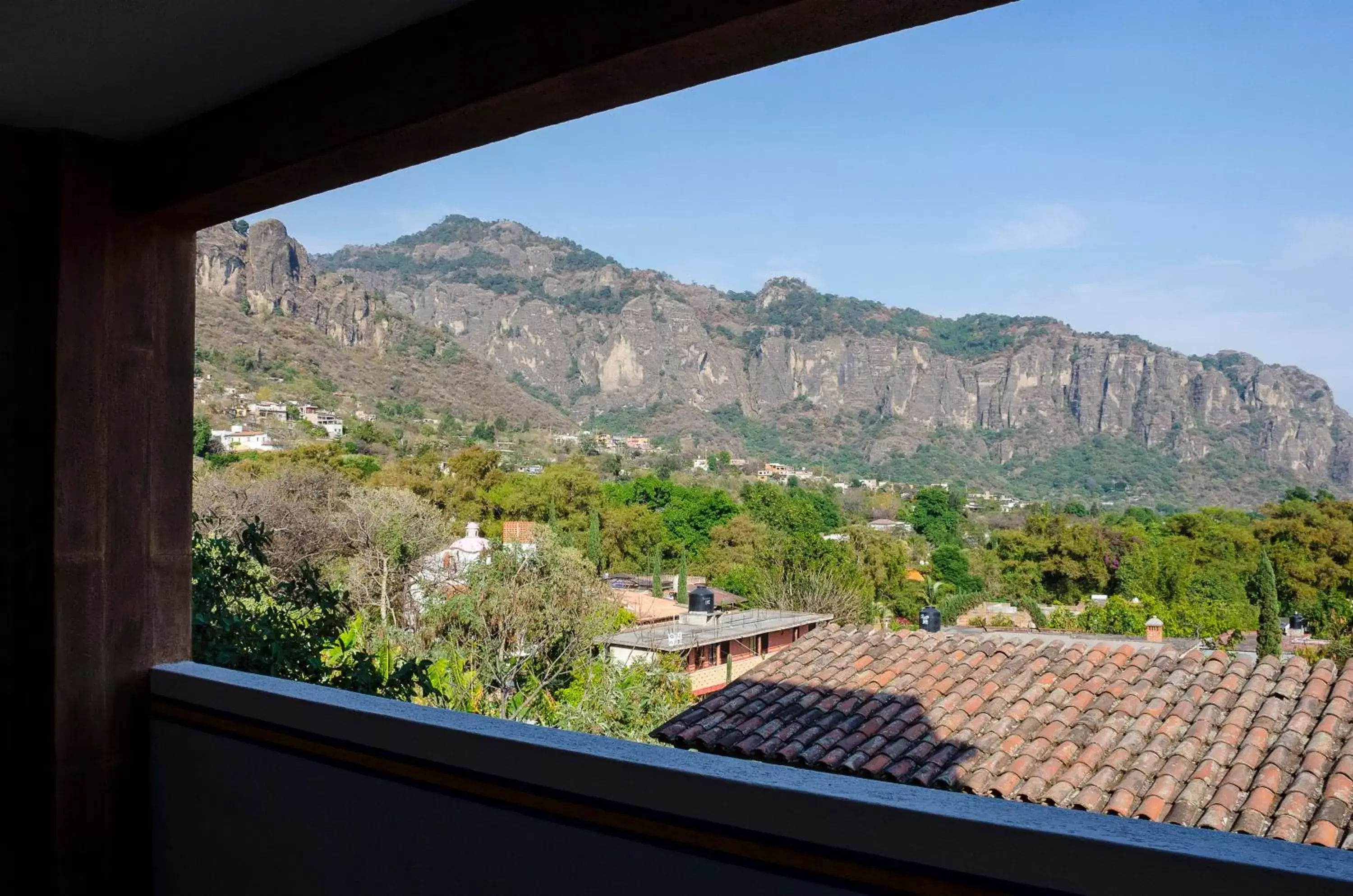 Balcony/Terrace, Mountain View in La Pirámide del Tepozteco