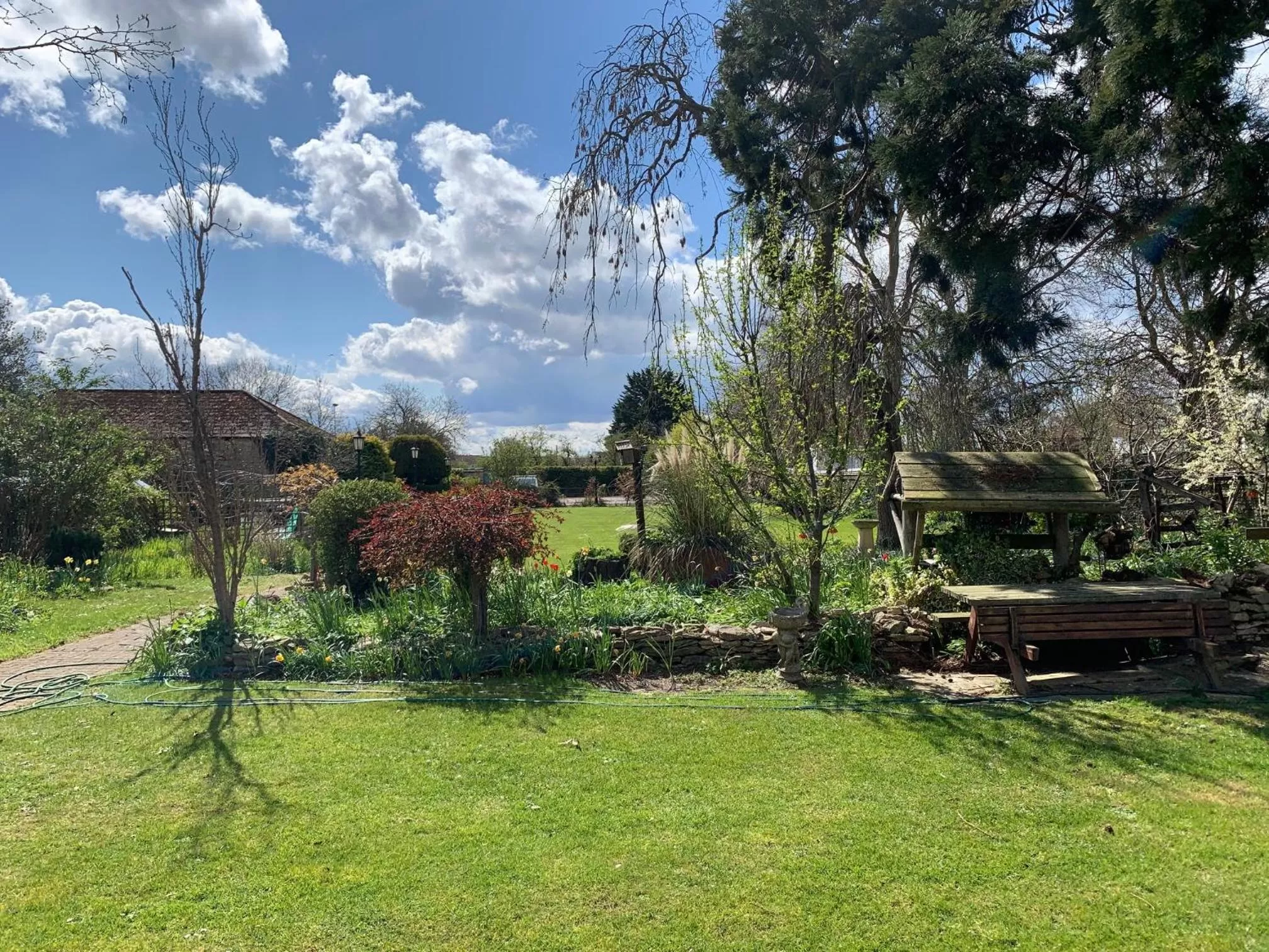 Garden in Littlebury Hotel