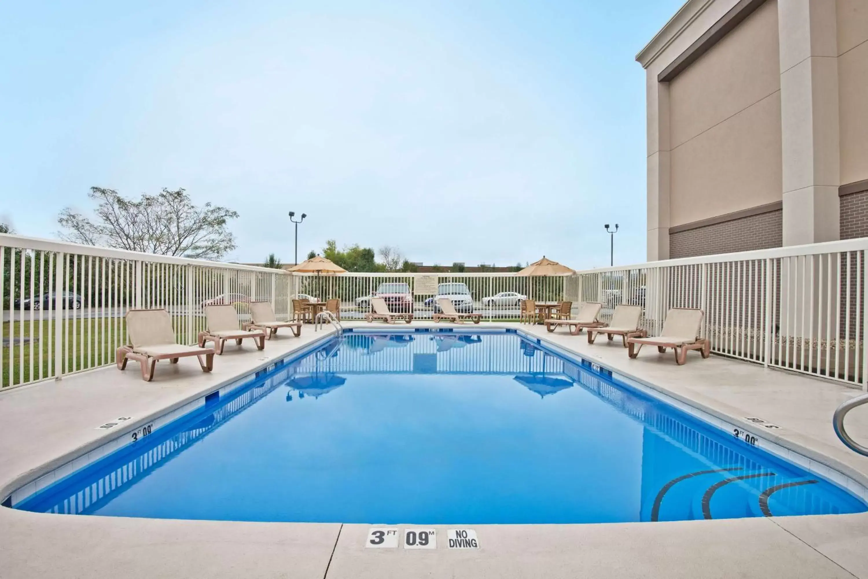 Pool view in Hampton Inn Winfield Teays Valley Pool view in Hampton Inn Winfield Teays Valley
