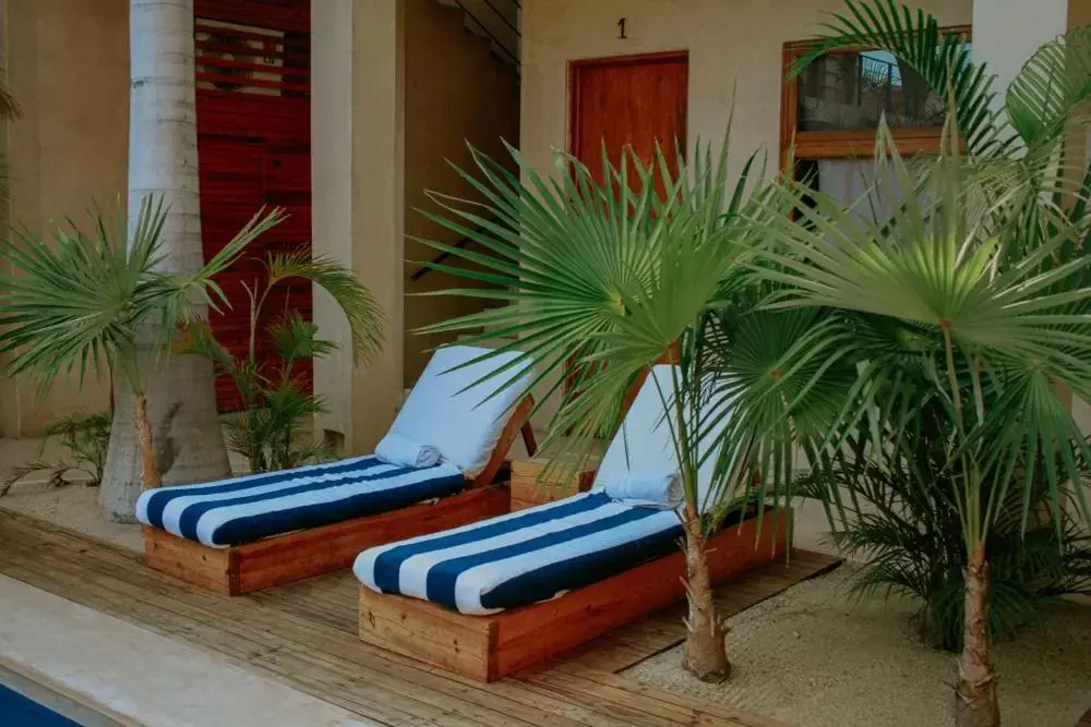 Patio in Hotel Casa Tota