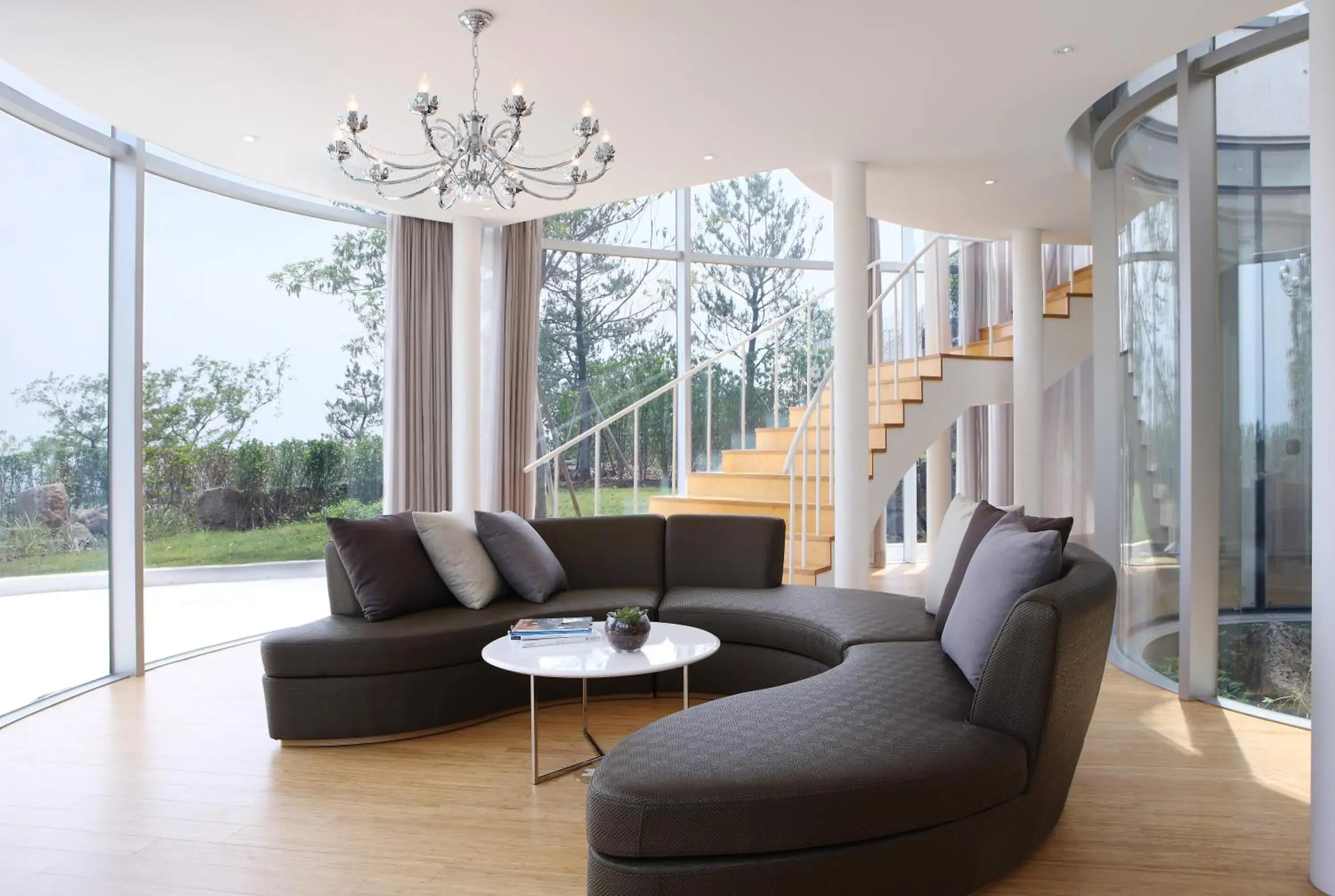 Living room, Seating Area in Lotte Resort Jeju Artvillas