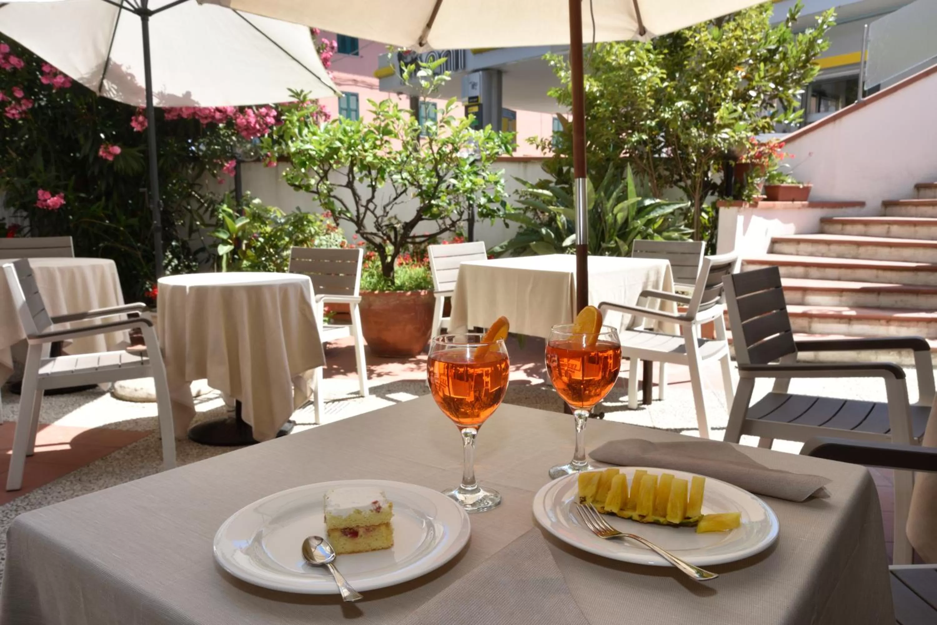 Patio in Hotel Diano Marina Mhotelsgroup