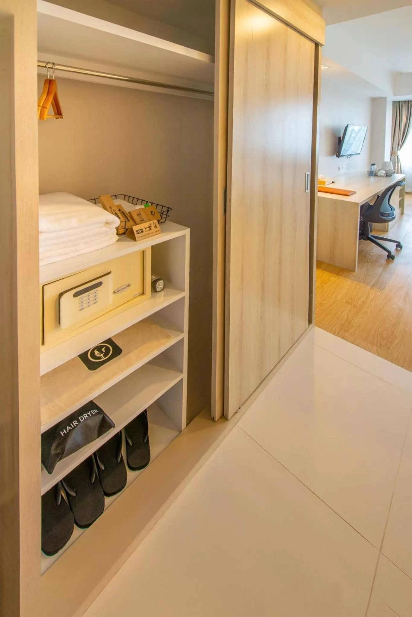 Bed in The Farm House Hotel Ranong