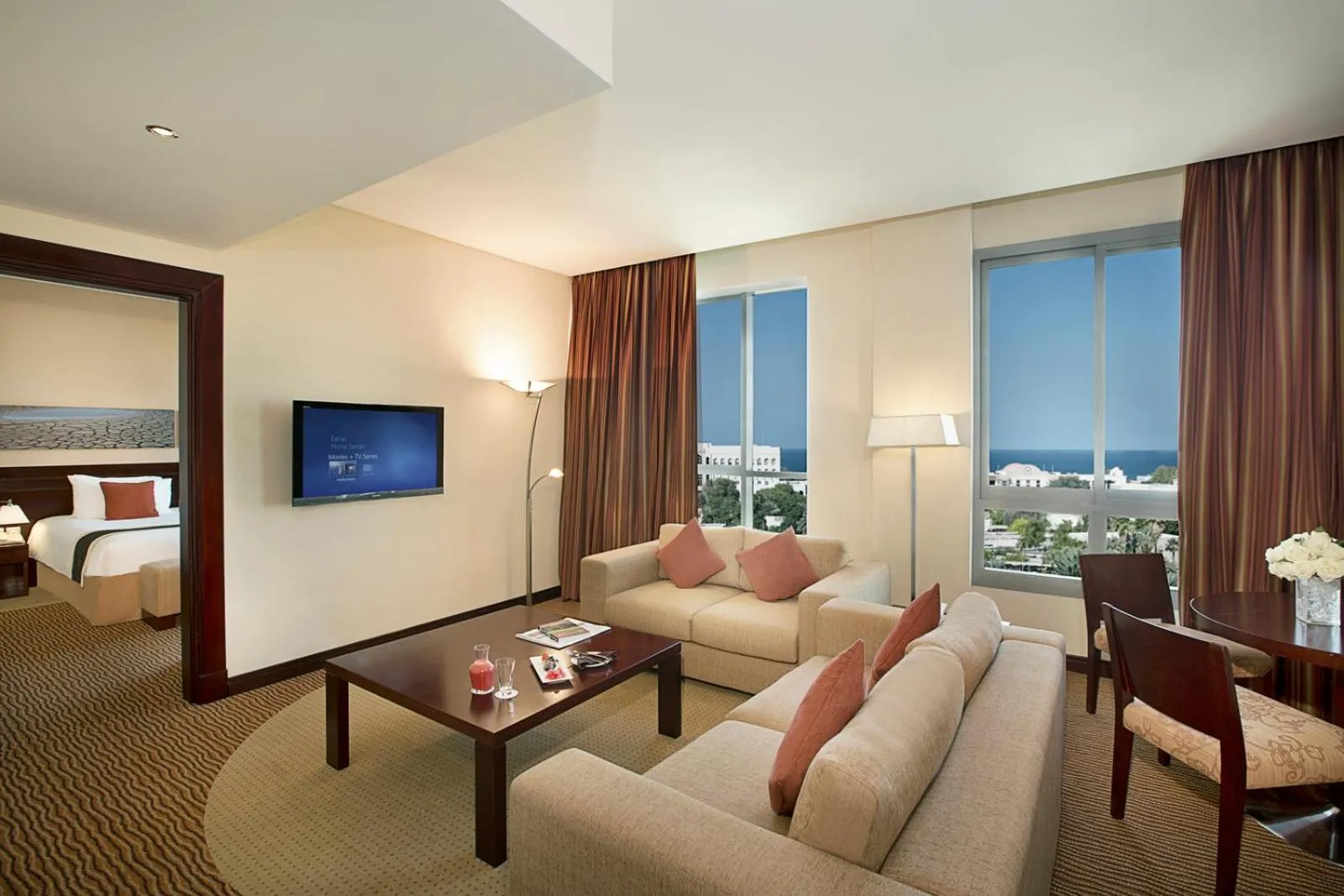 Living room, Bed in City Seasons Hotel & Suites Muscat