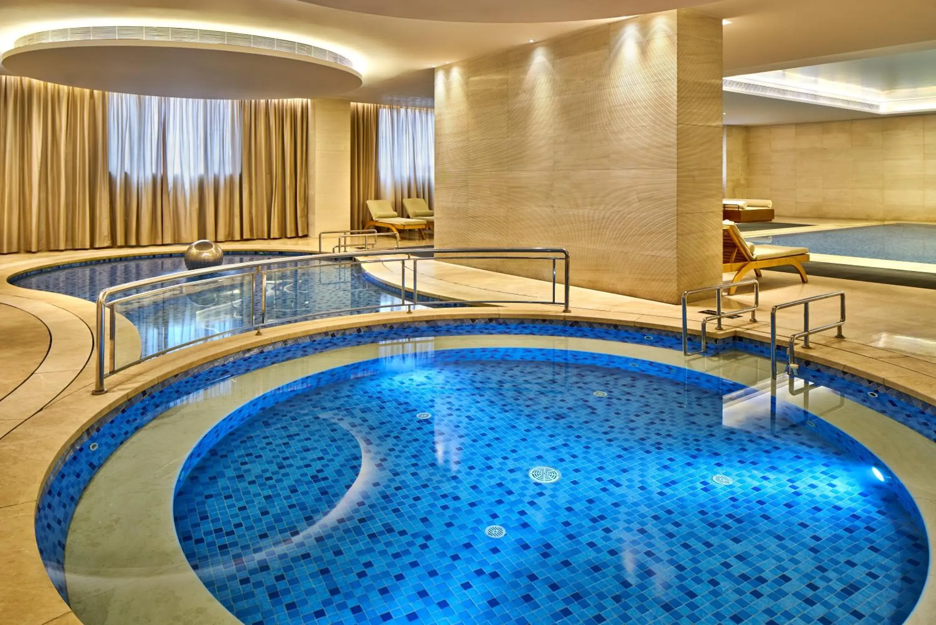 Swimming Pool in Crowne Plaza Tianjin Jinnan, an IHG Hotel