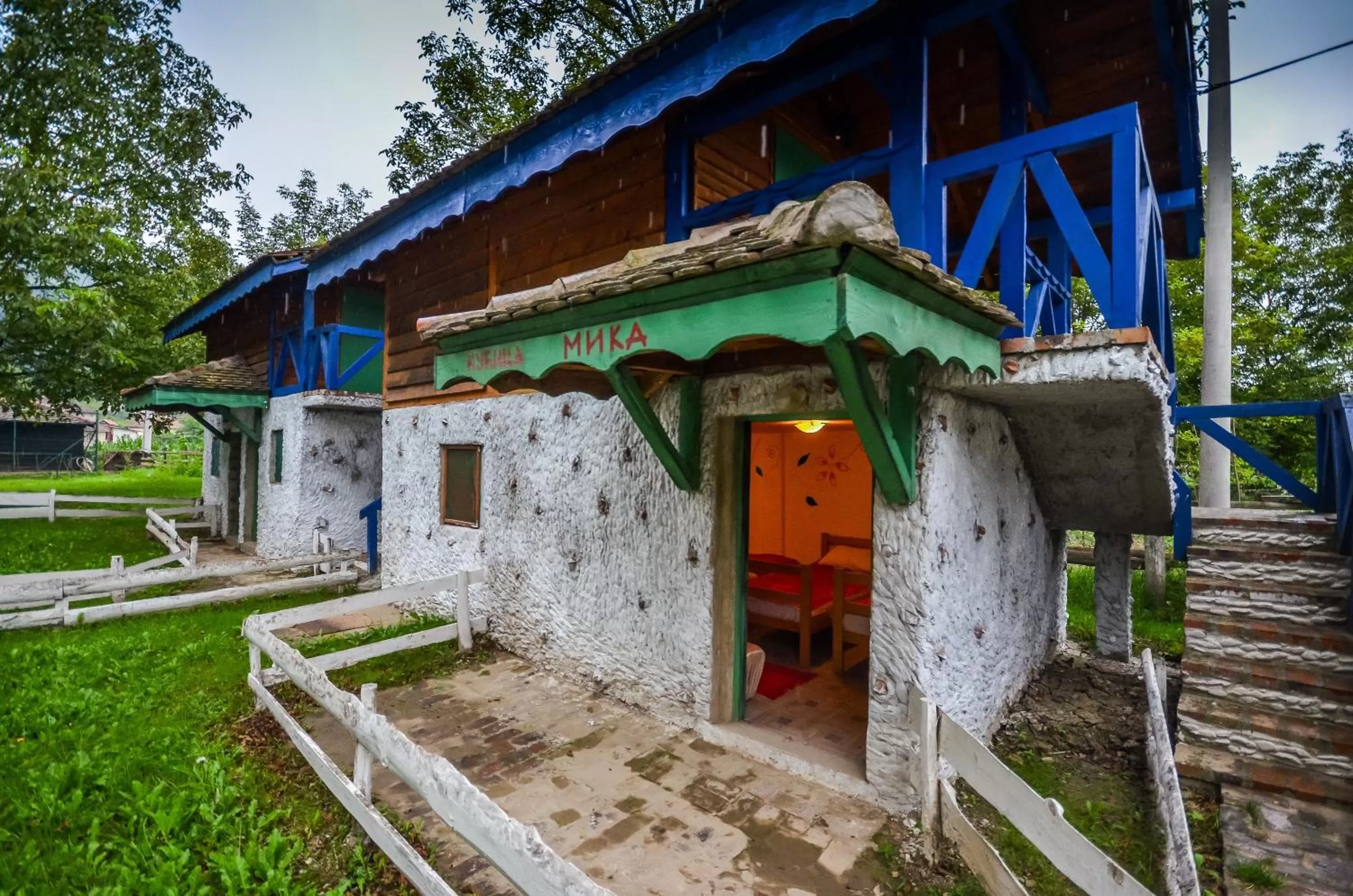 Facade/entrance in B&B Etno Village Sunčana Reka