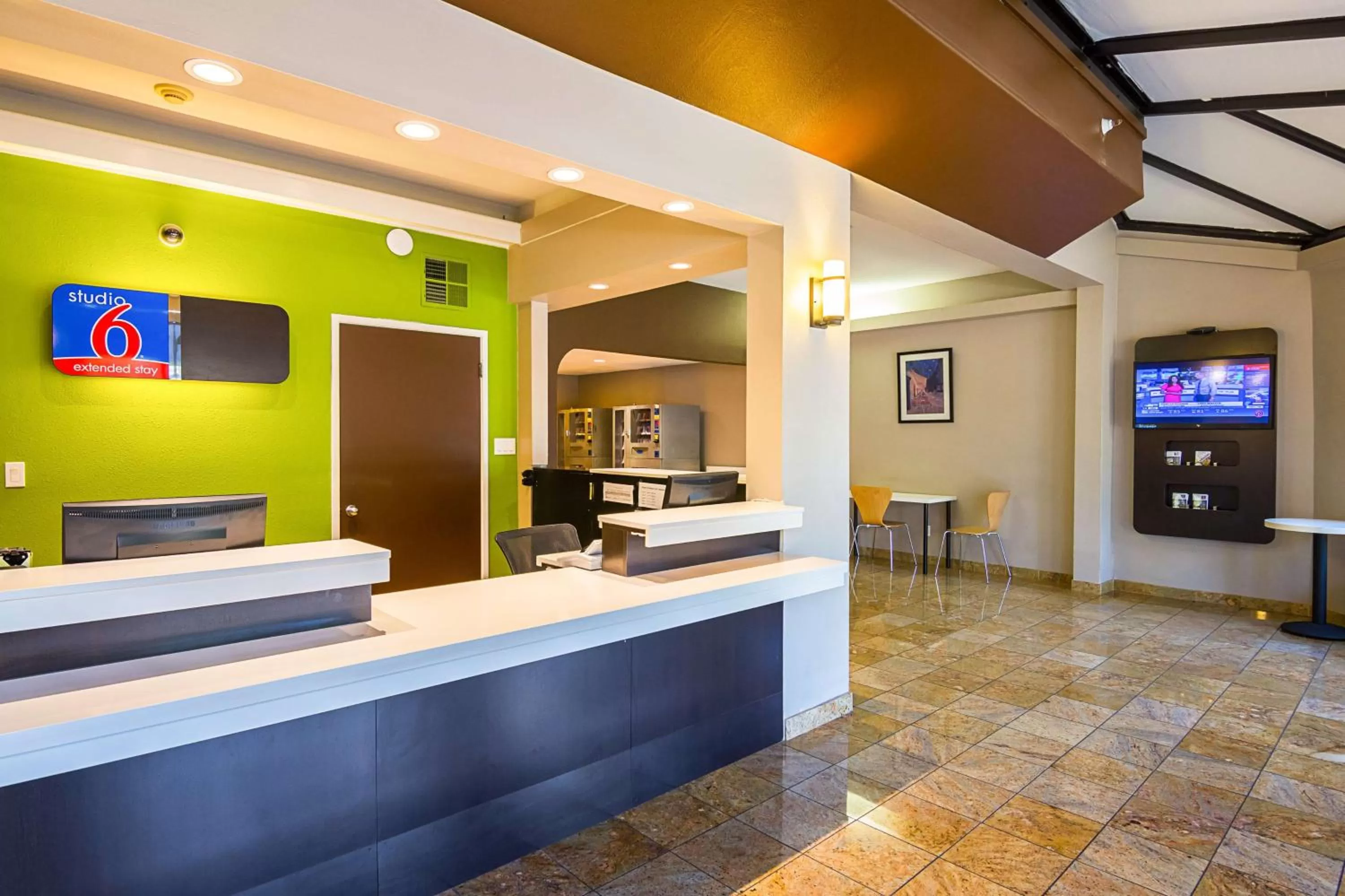 Communal lounge/ TV room in Studio 6-Concord, CA