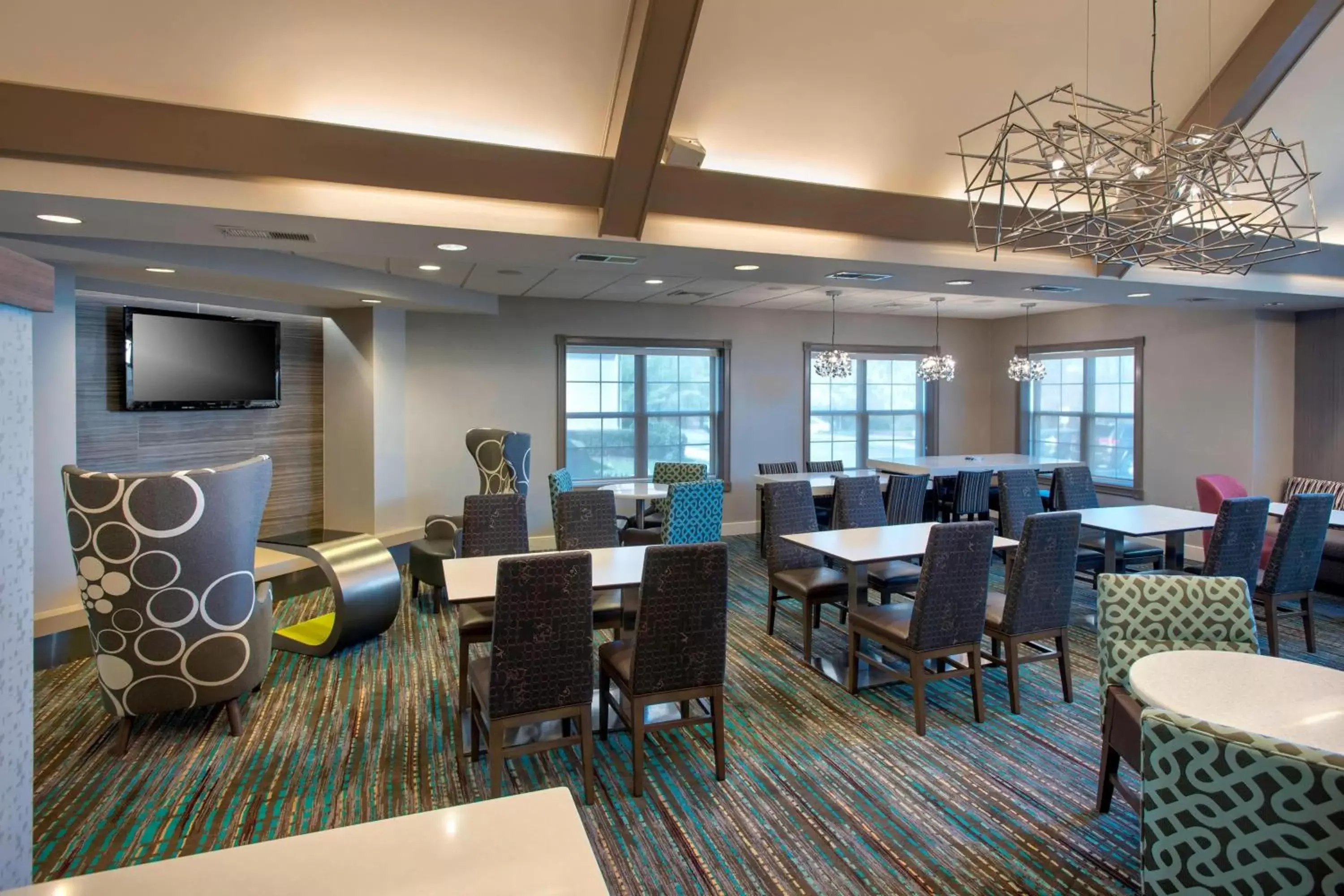 Lobby or reception in Residence Inn Long Island Hauppauge/Islandia